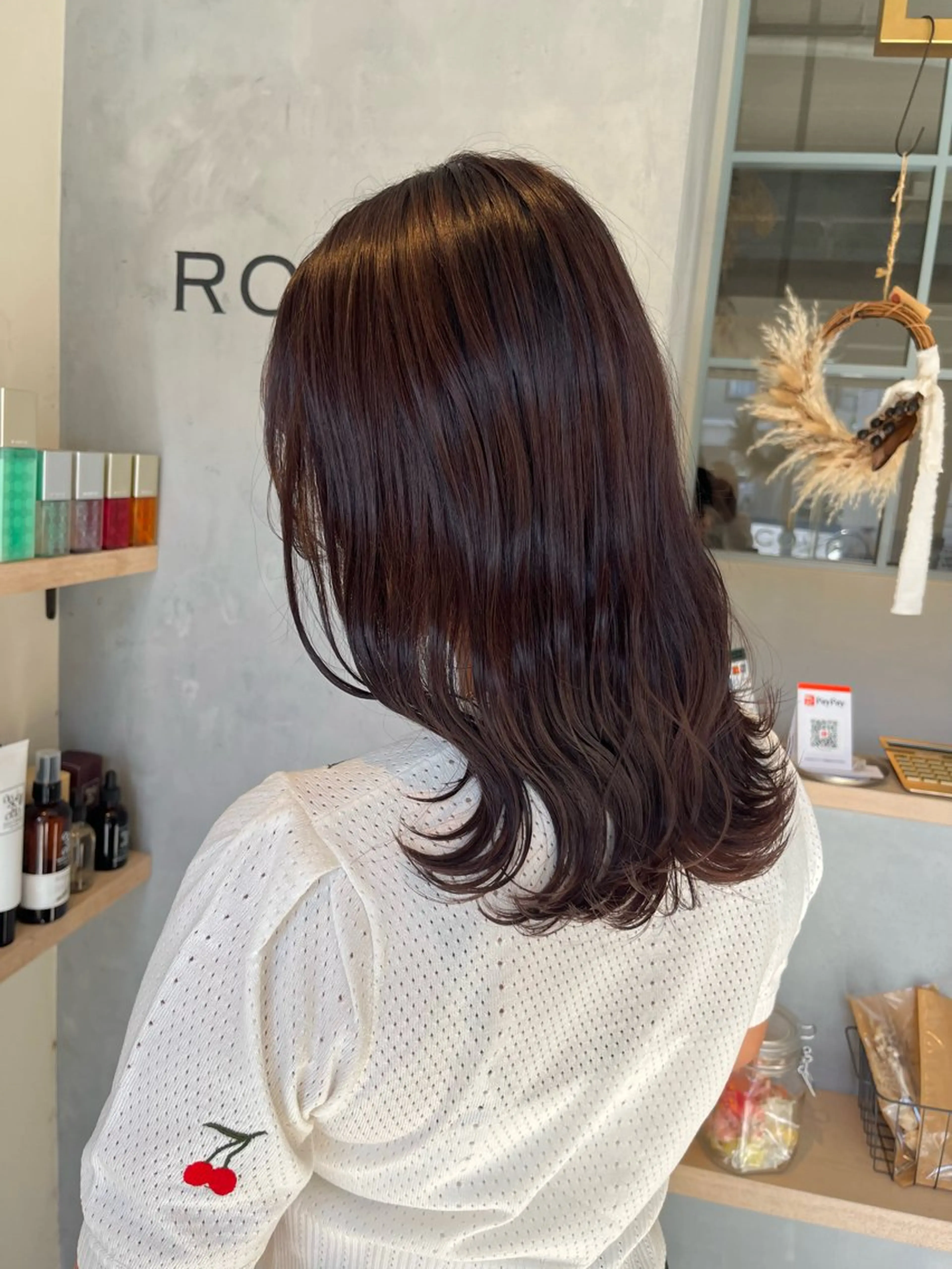 セミロング ヘアカラー mai ROCCOのヘアスタイル