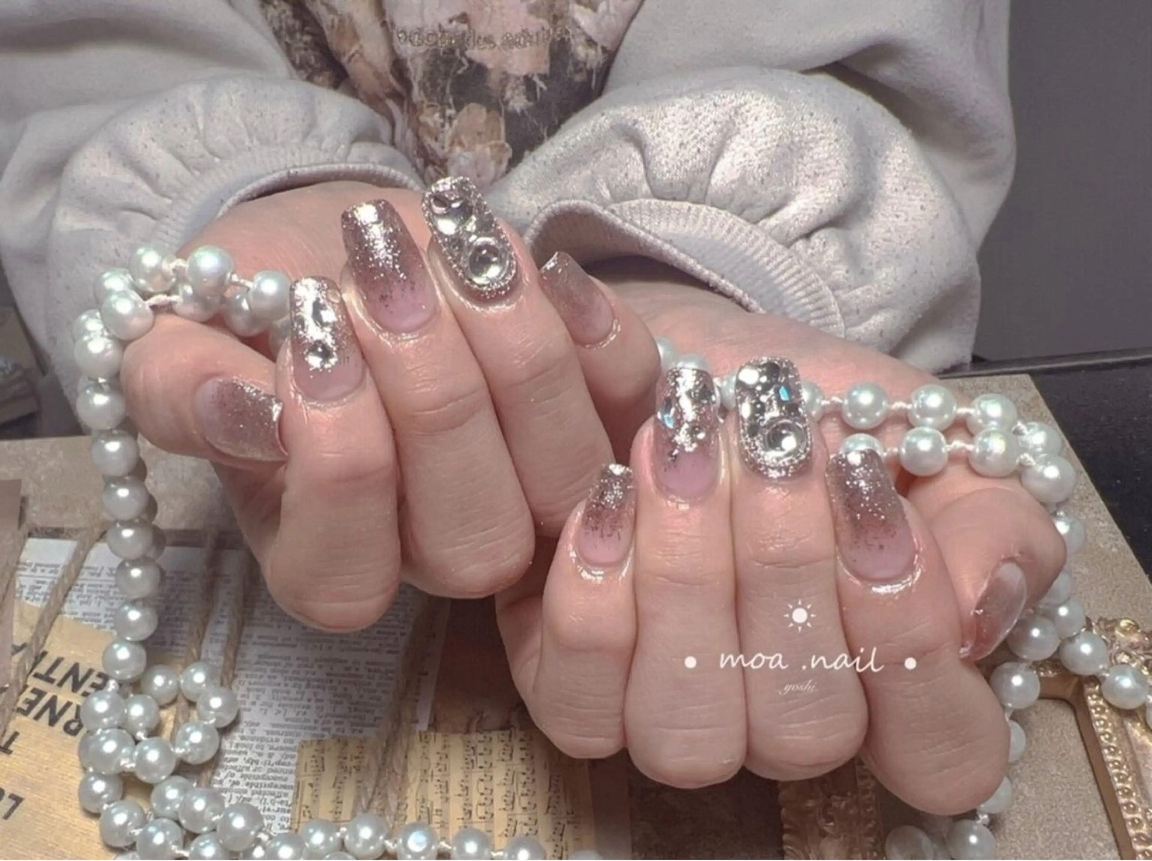 ネイル moanail所属・張 嘉鈺のネイルデザイン