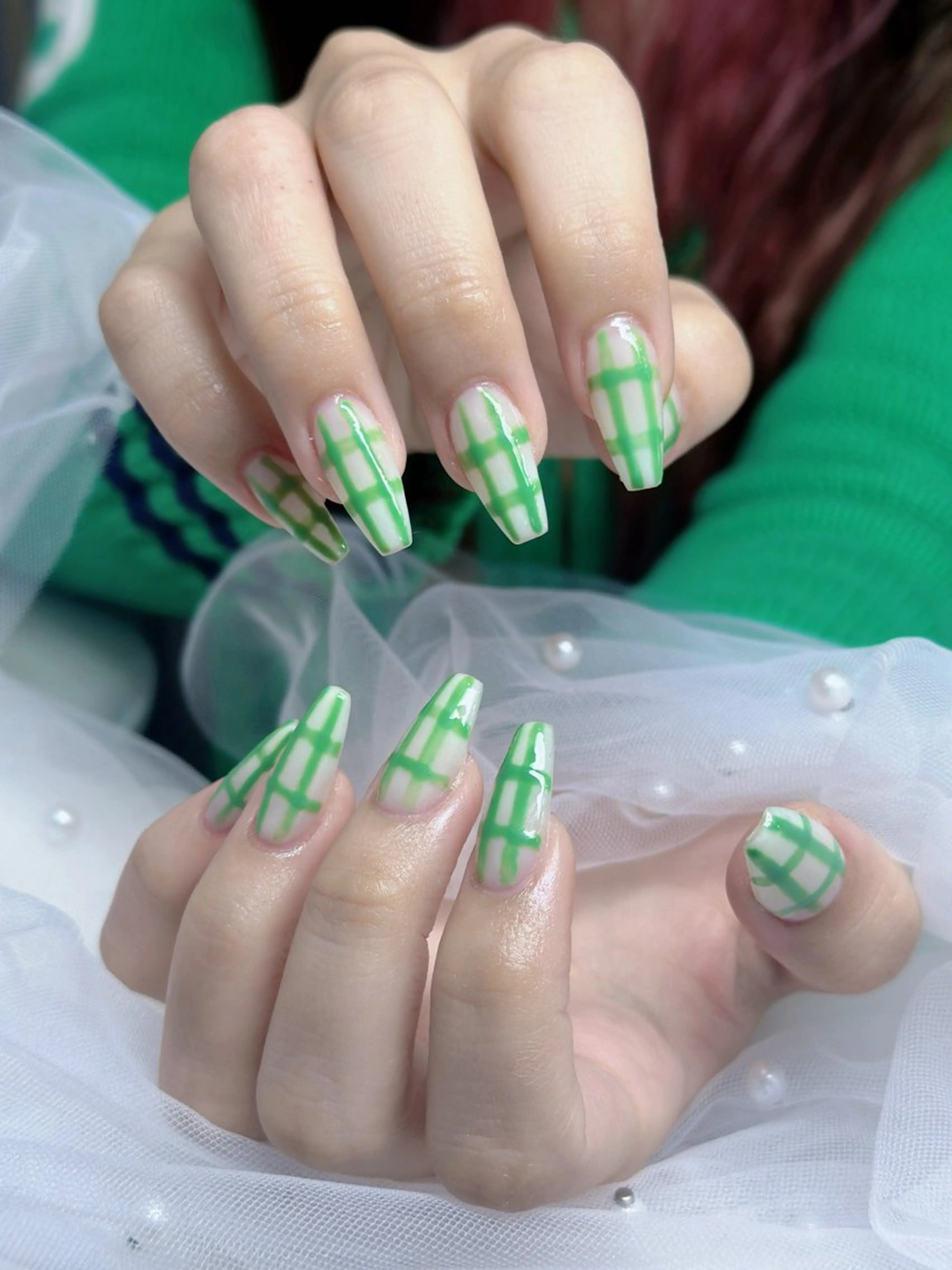 ネイル 持ち込み 🩷🍓Ji Su🩷🐾のネイルデザイン