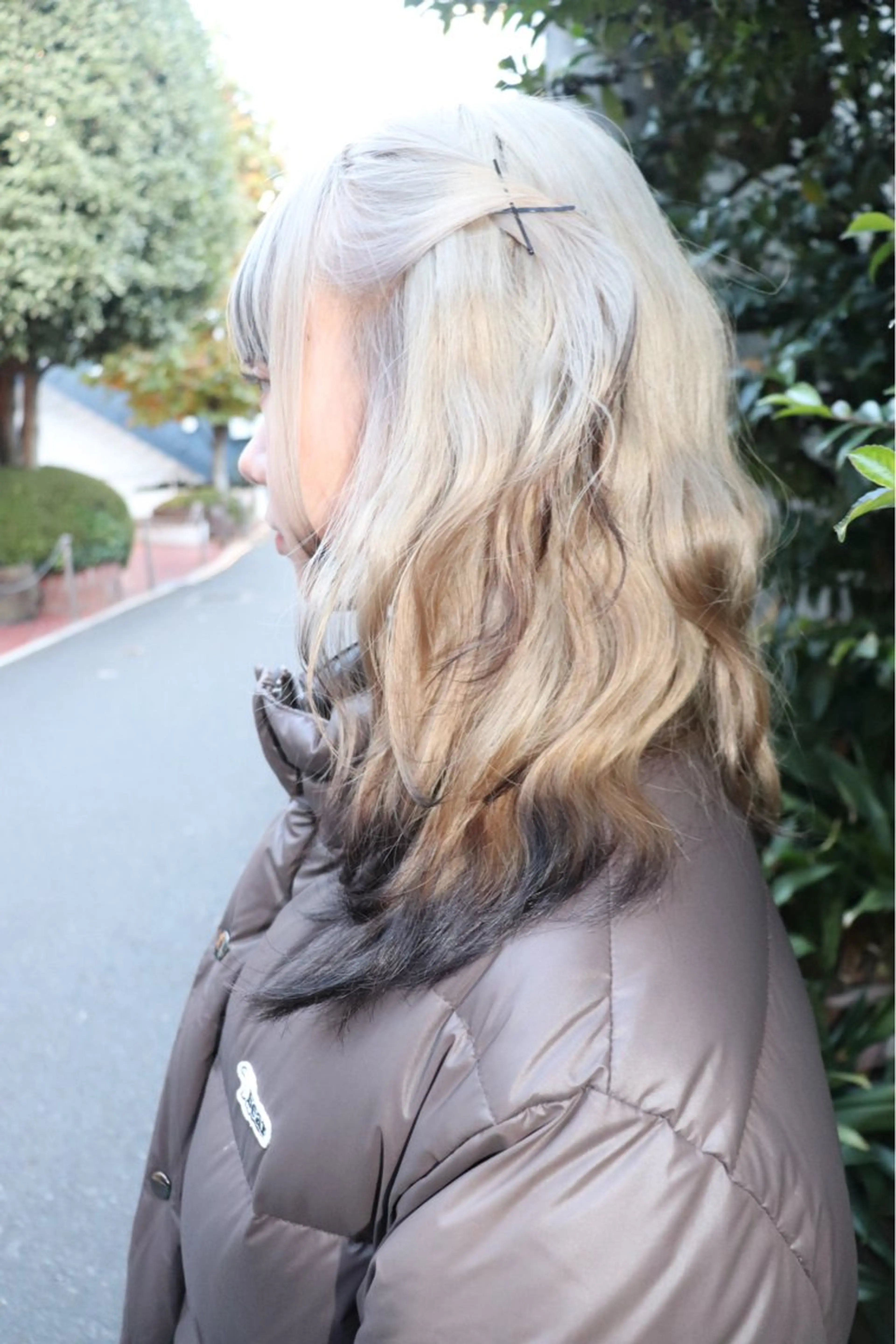 セミロング カラー @kyoniyy KYONIのヘアスタイル