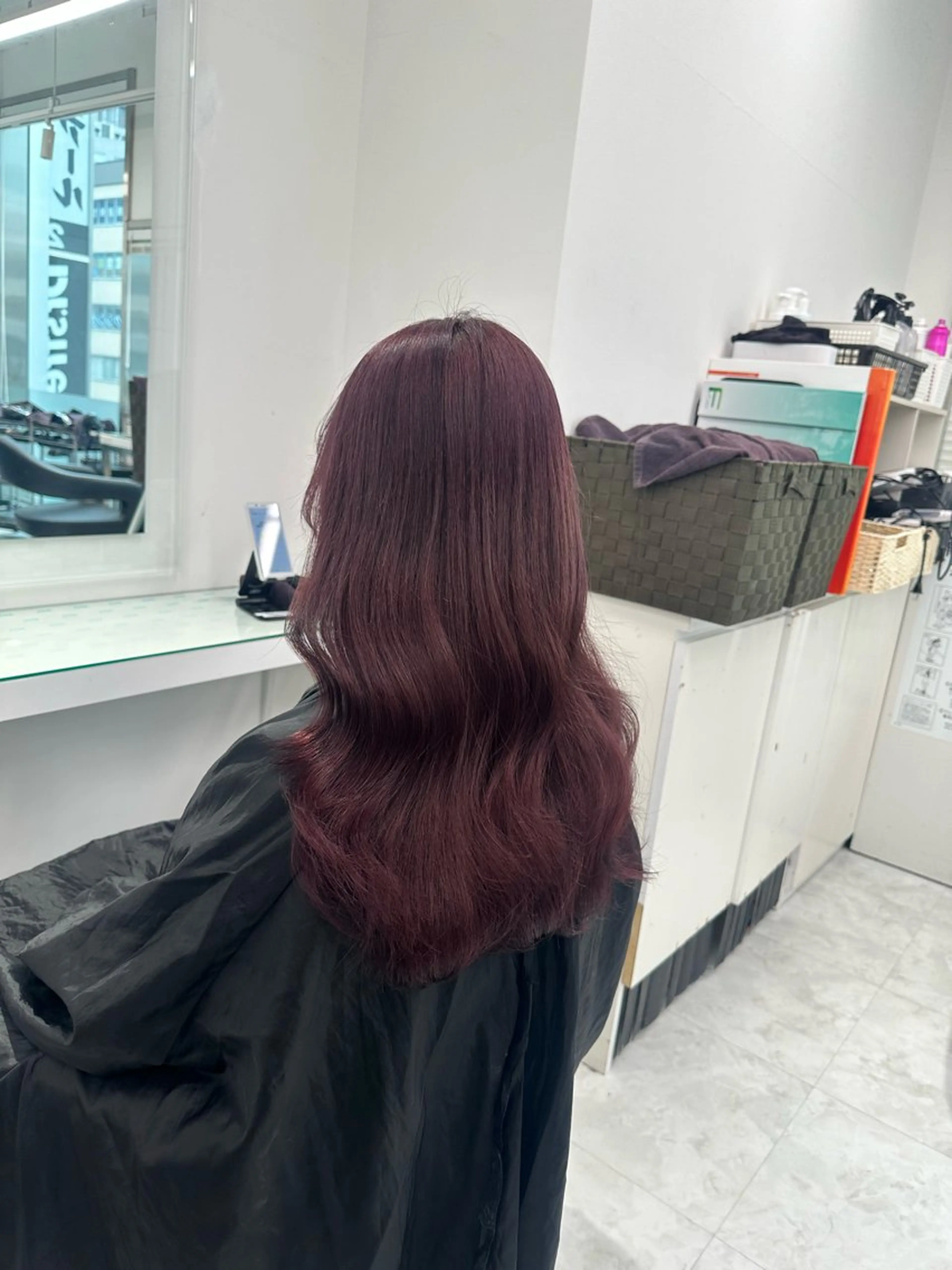 カラー マンツーマン/原宿/ 透明感カラー⭐️のヘアスタイル