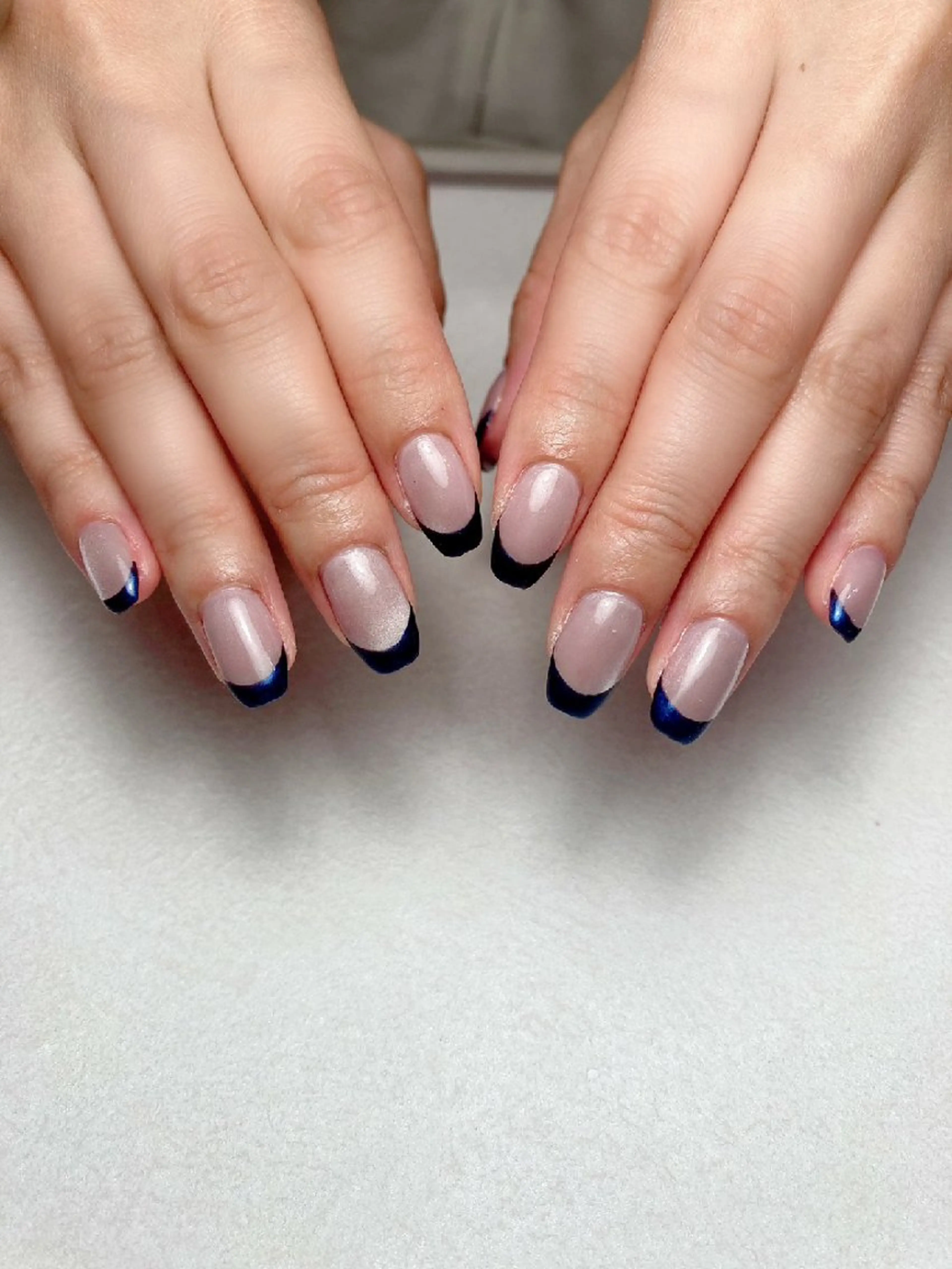 オフなし💅フレンチネイル（ベースカラーあり）の写真