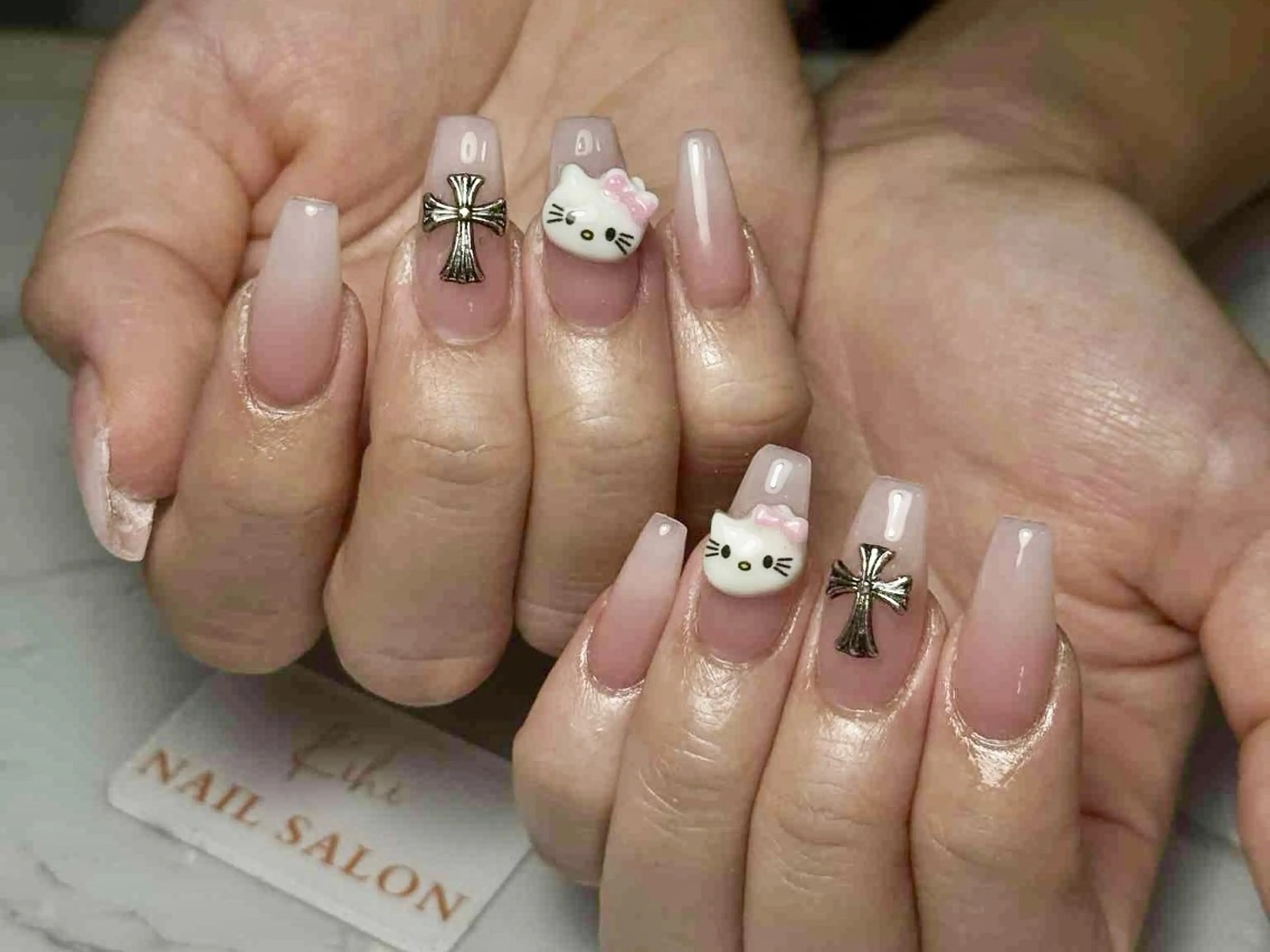 ネイル アートネイル フレンチネイル ジェルネイル グラデーション 韓国ネイル ハンドネイル ハンドケア Nail Salon Kihi さくらのネイルデザイン