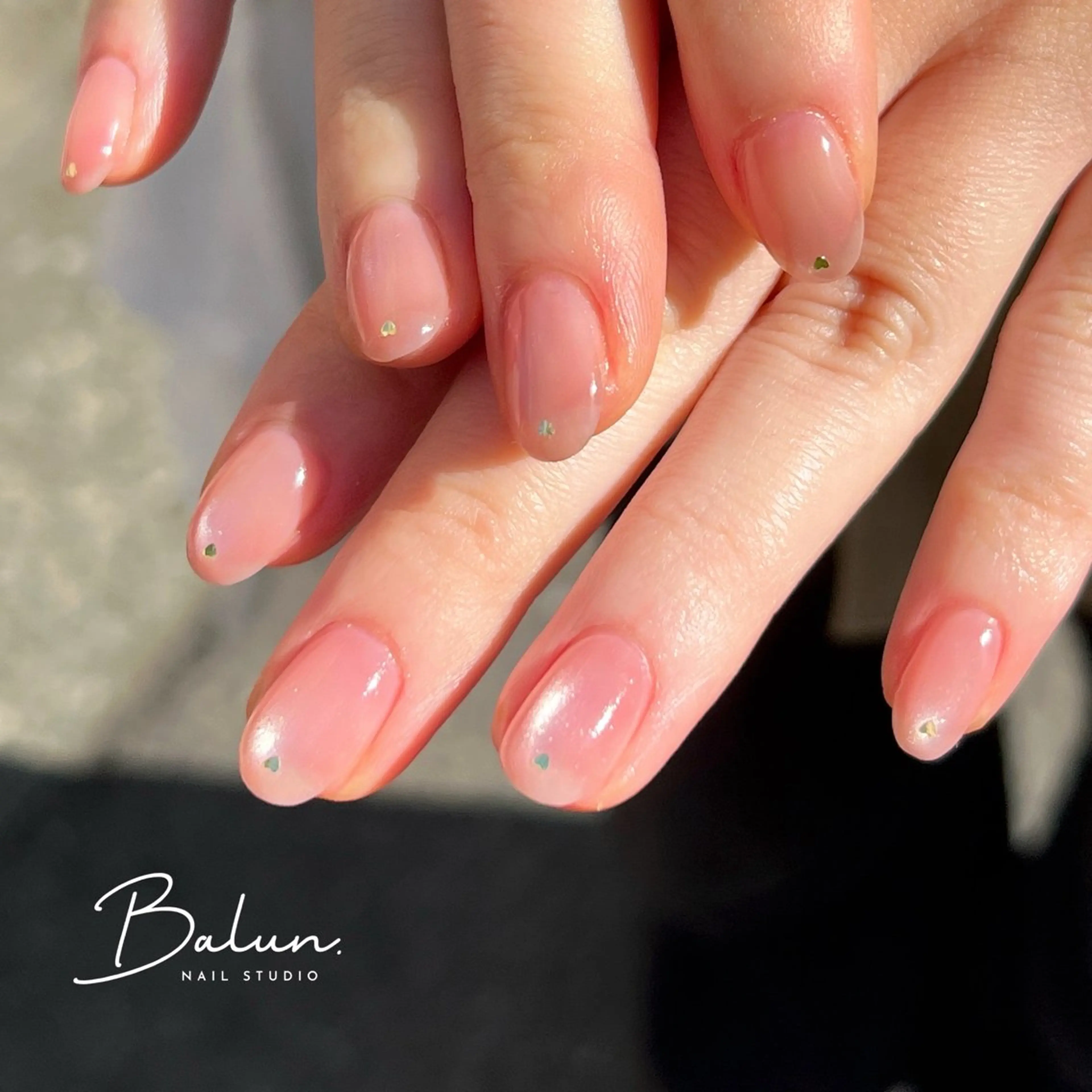 ネイル ハート ハンドネイル balun. nailのネイルデザイン