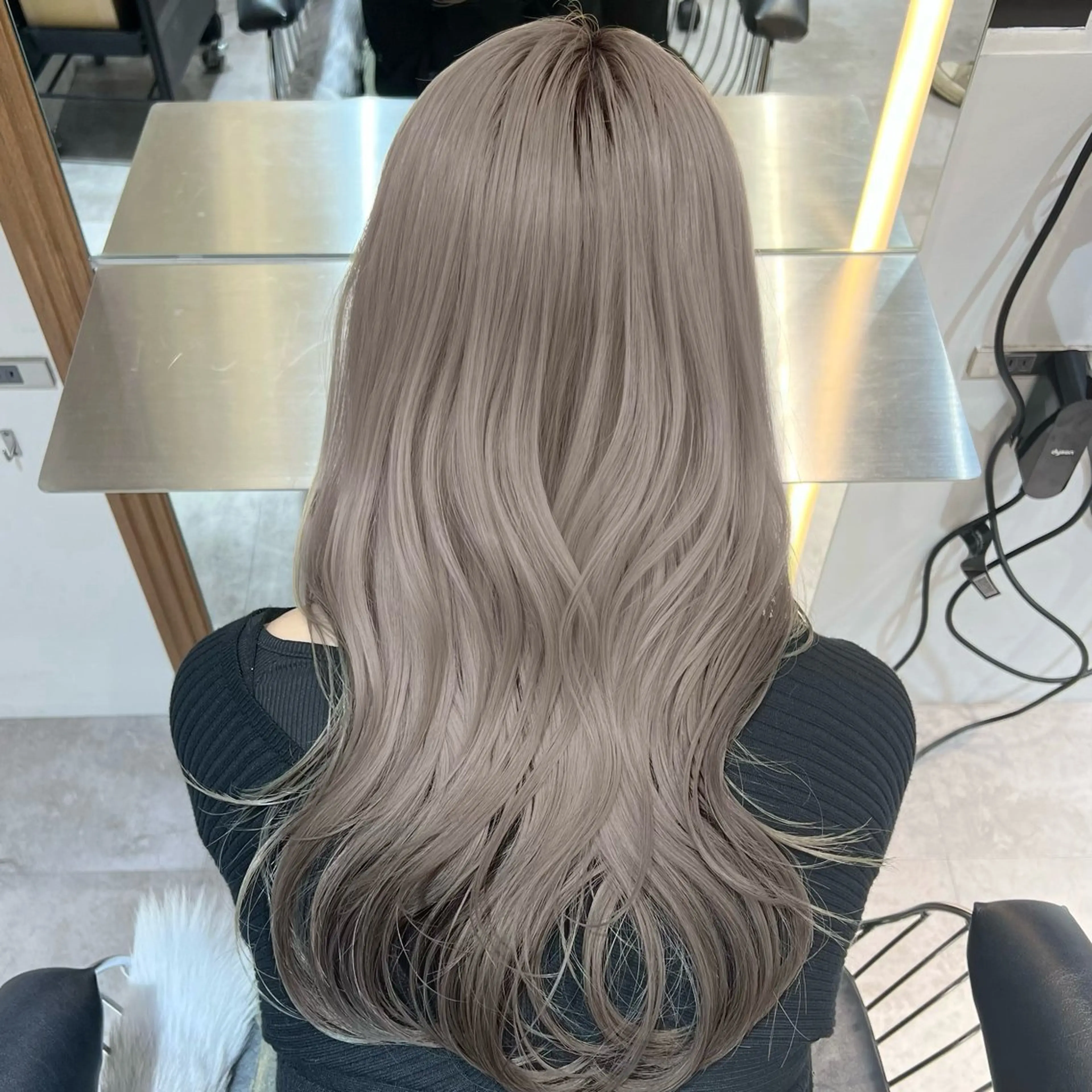 ロング カラー ボブ 韓国風ヘア レイヤーカット カット ヘアカラー 《メンズ特化》韓国風 /chiharaのヘアスタイル