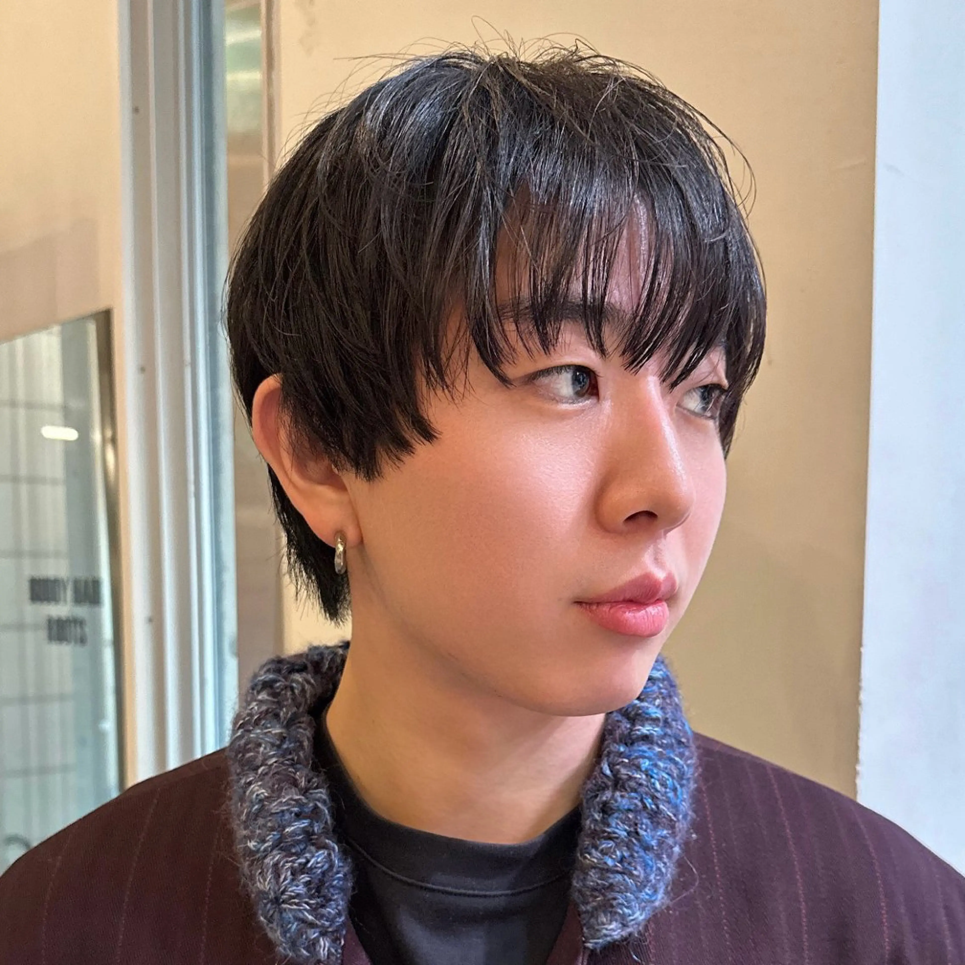 ショート メンズ マッシュ カット ✨艶ブリーチカラー✨ 酸性ストレート光太郎のヘアスタイル