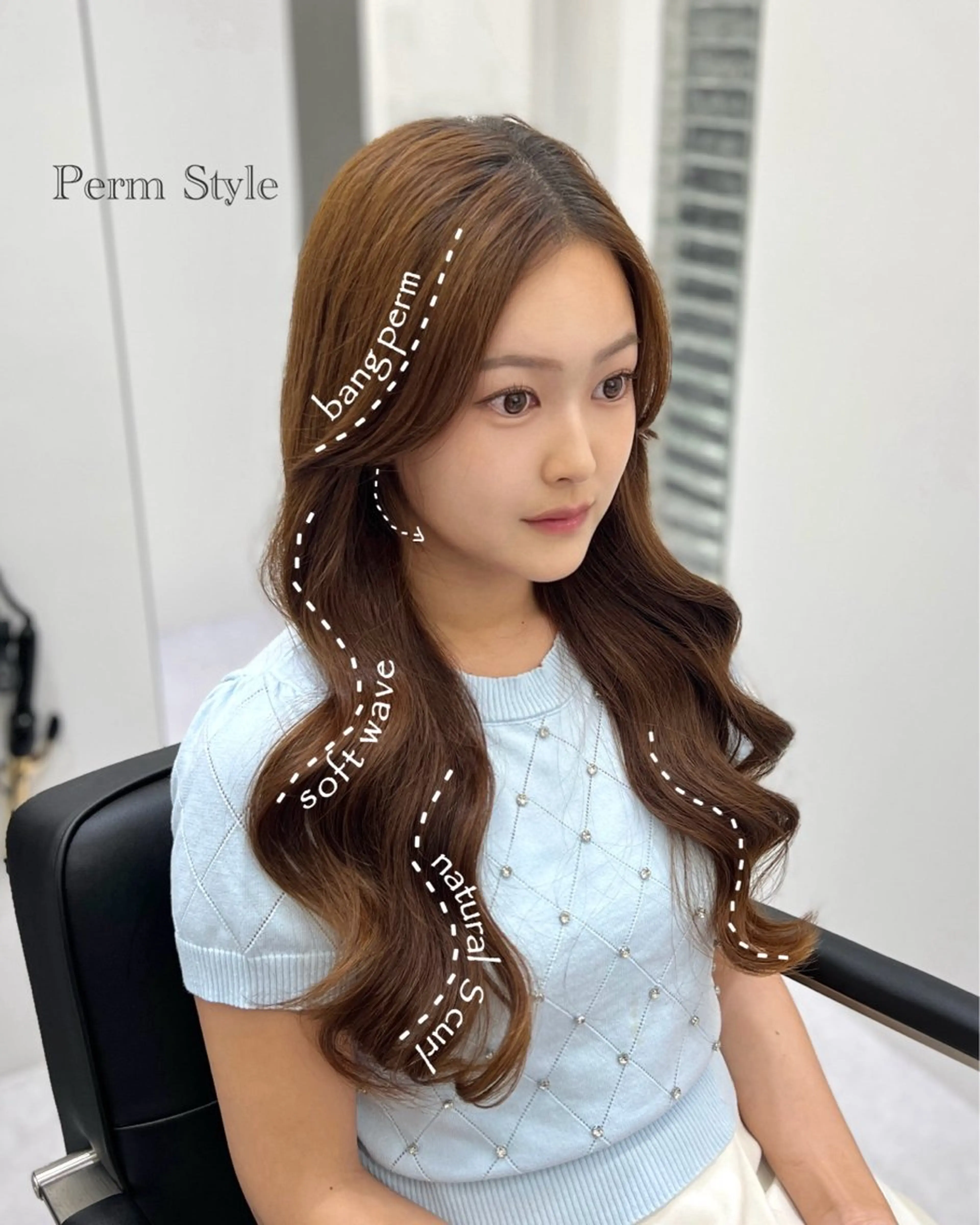 パーマ ARMONY モモのヘアスタイル