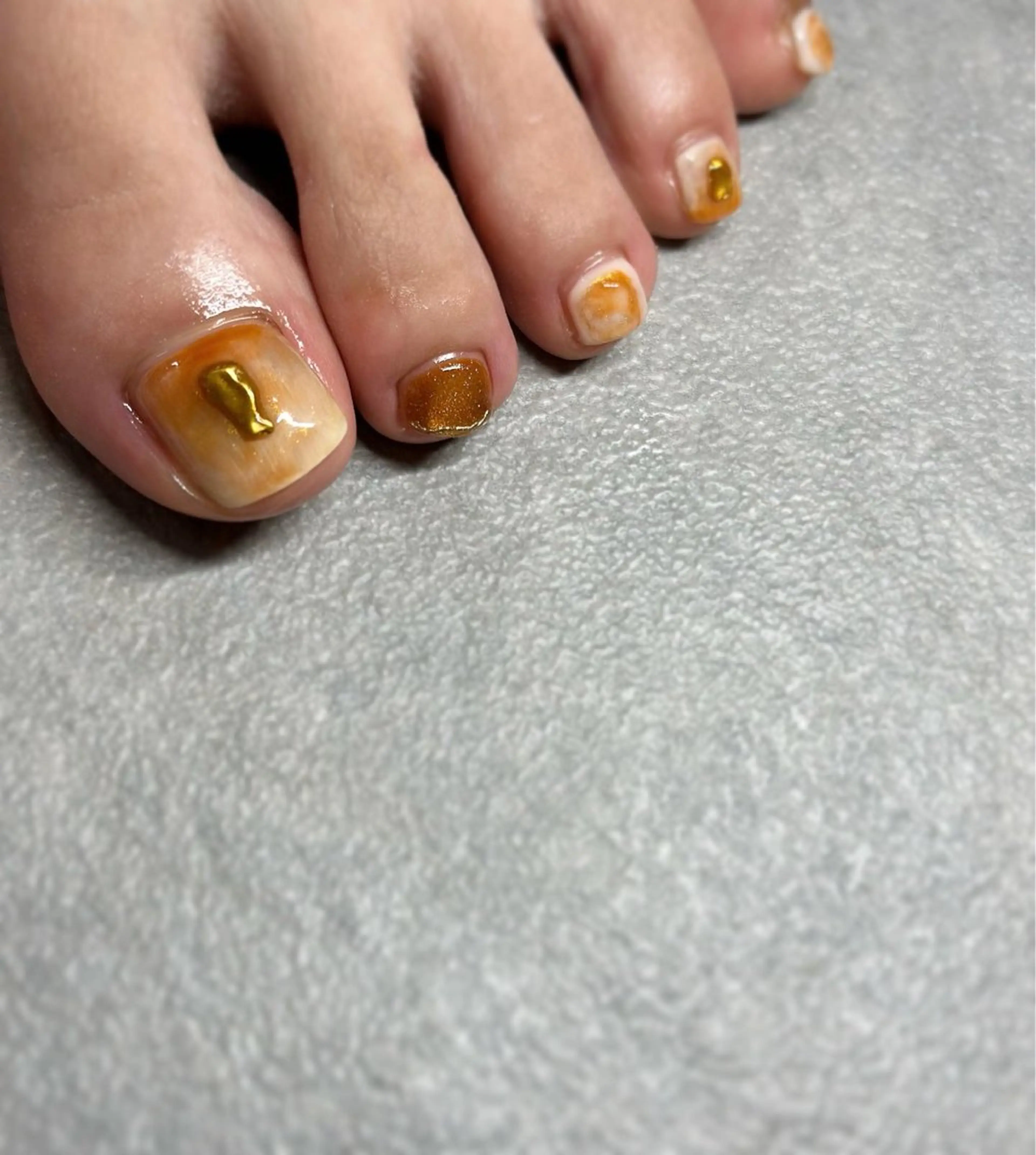 ネイル ハンドネイル フットネイル kiii.__ ✴︎*のネイルデザイン