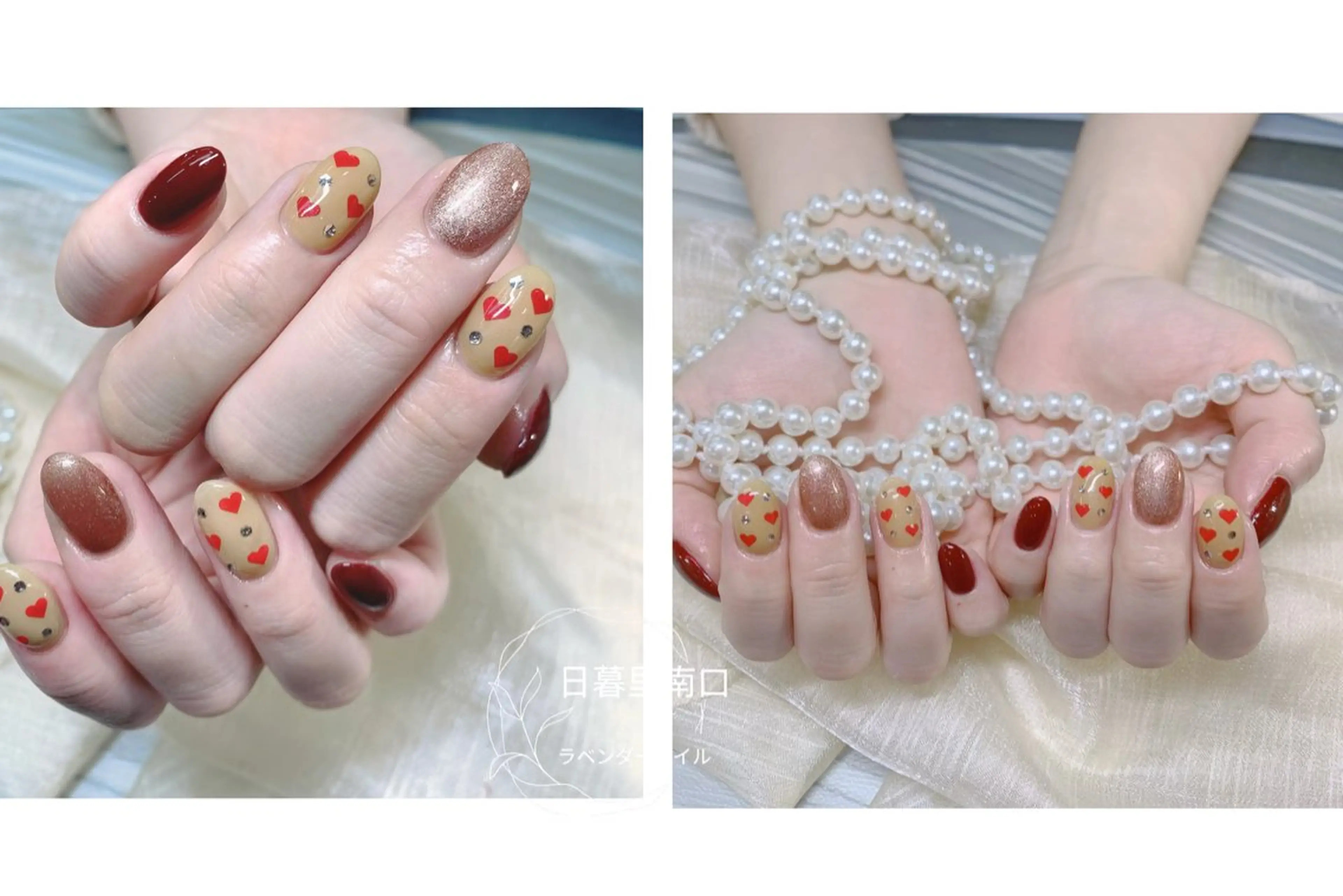 ネイル ラベンダーネイルサロン所属・日暮里♡研修生 チクさん（一同）のネイルデザイン