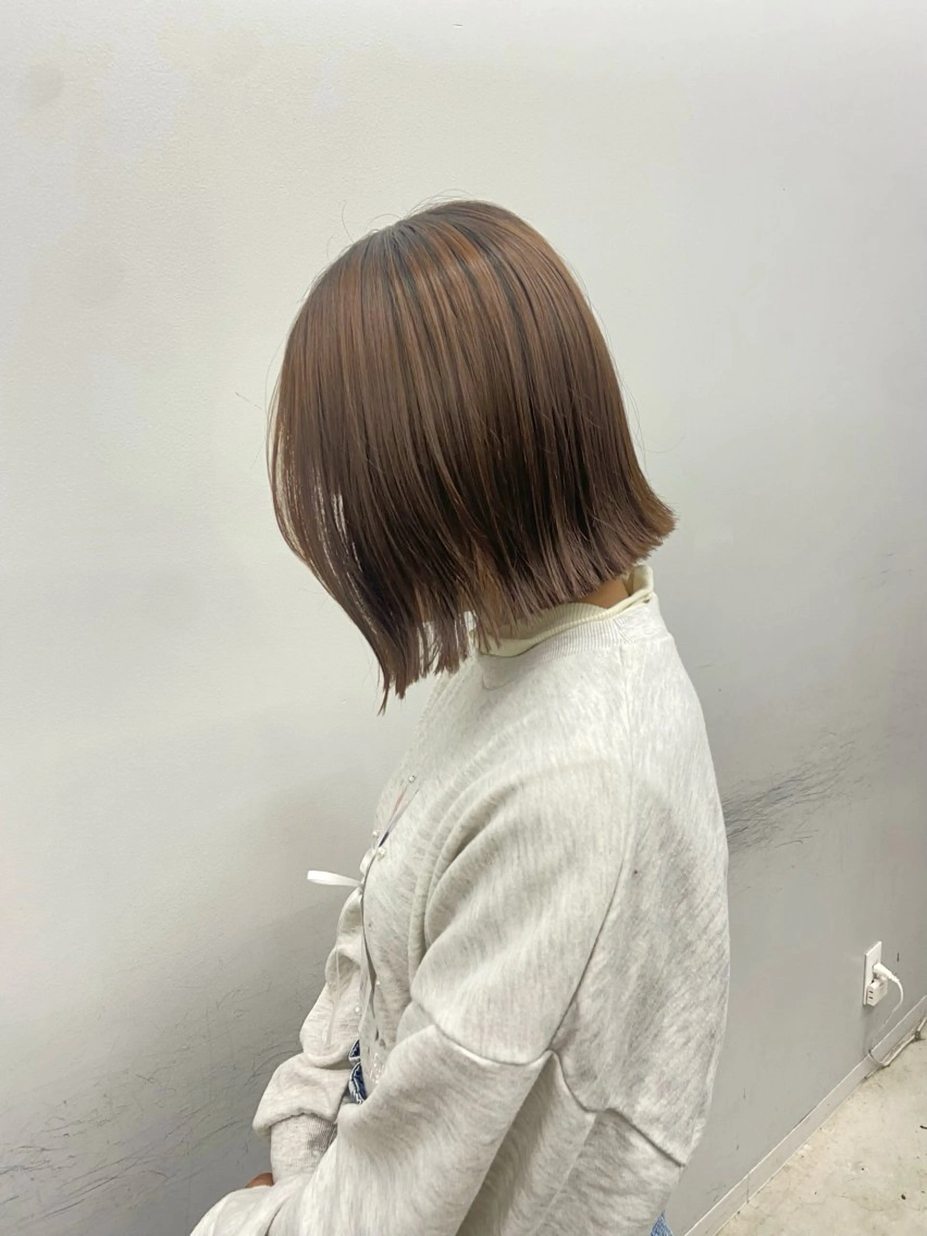 ショート 切りっぱなしボブ ボブ Arisa _のヘアスタイル