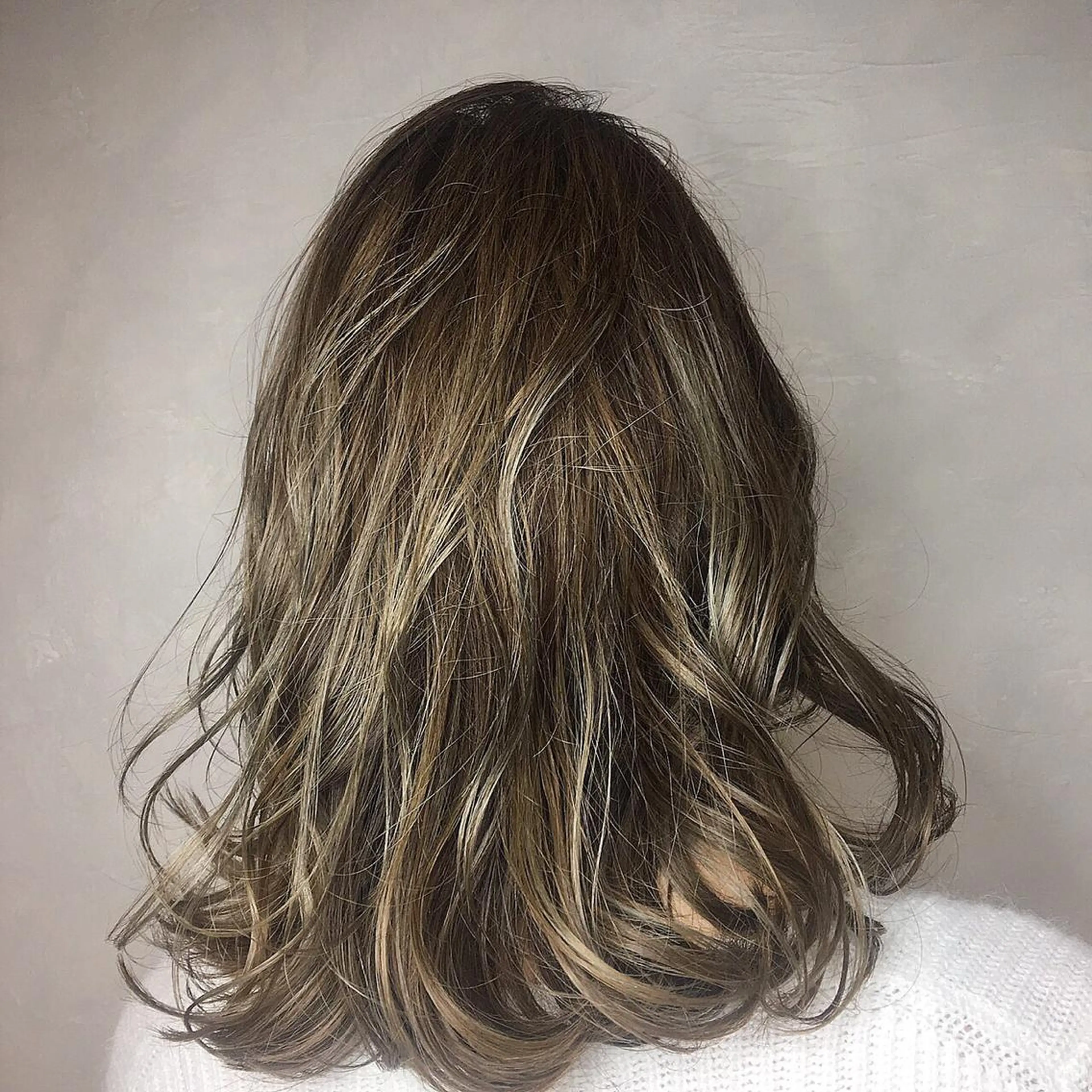 ミディアム 河野 圭三のヘアスタイル