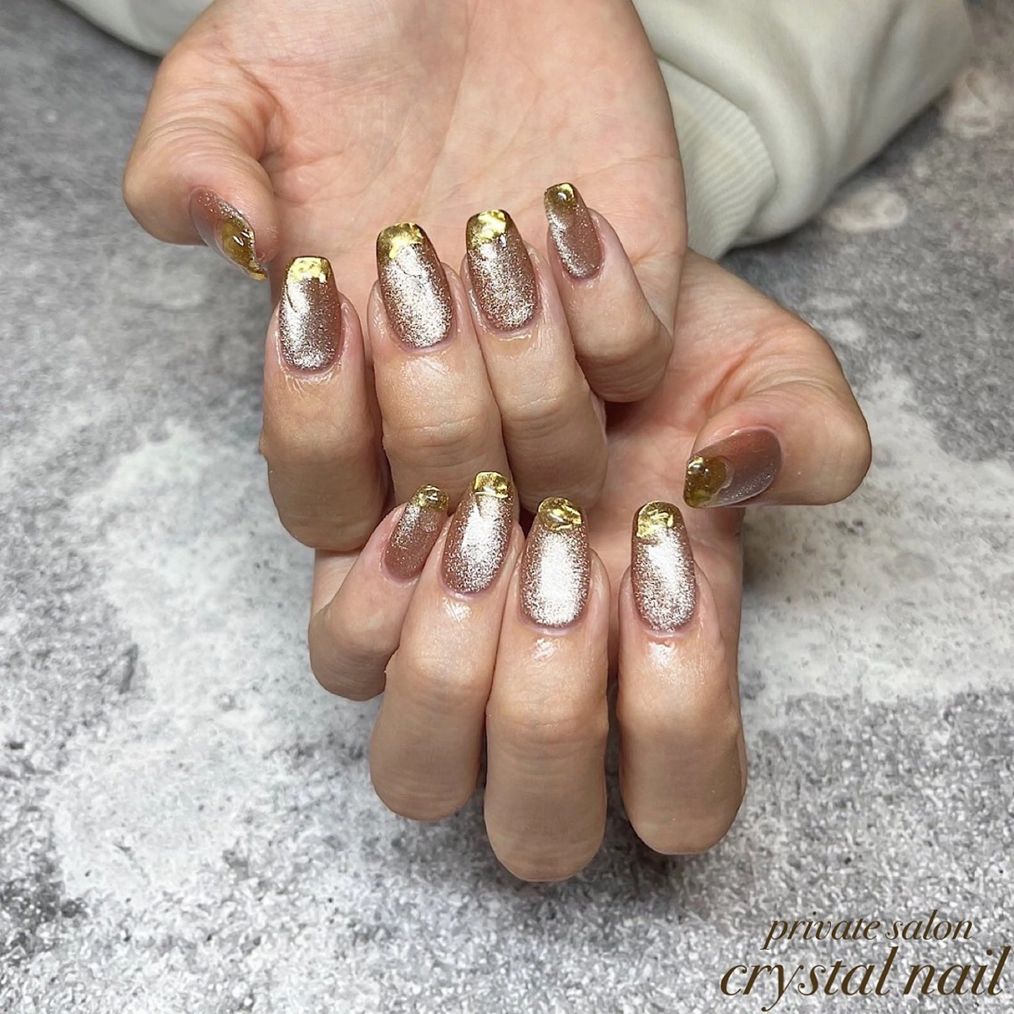 ネイル マグネットネイル Crystal Nailのネイルデザイン