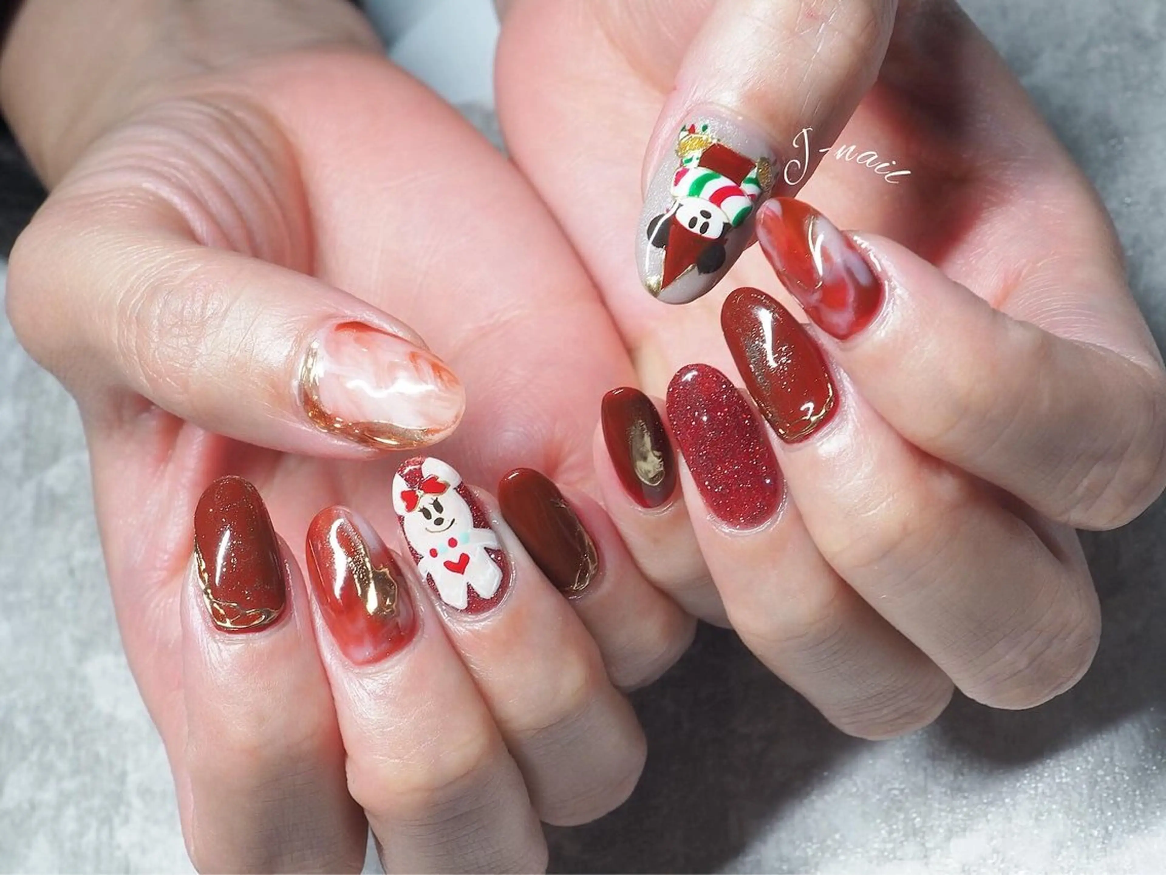 ネイル アートネイル J-nail satoのネイルデザイン
