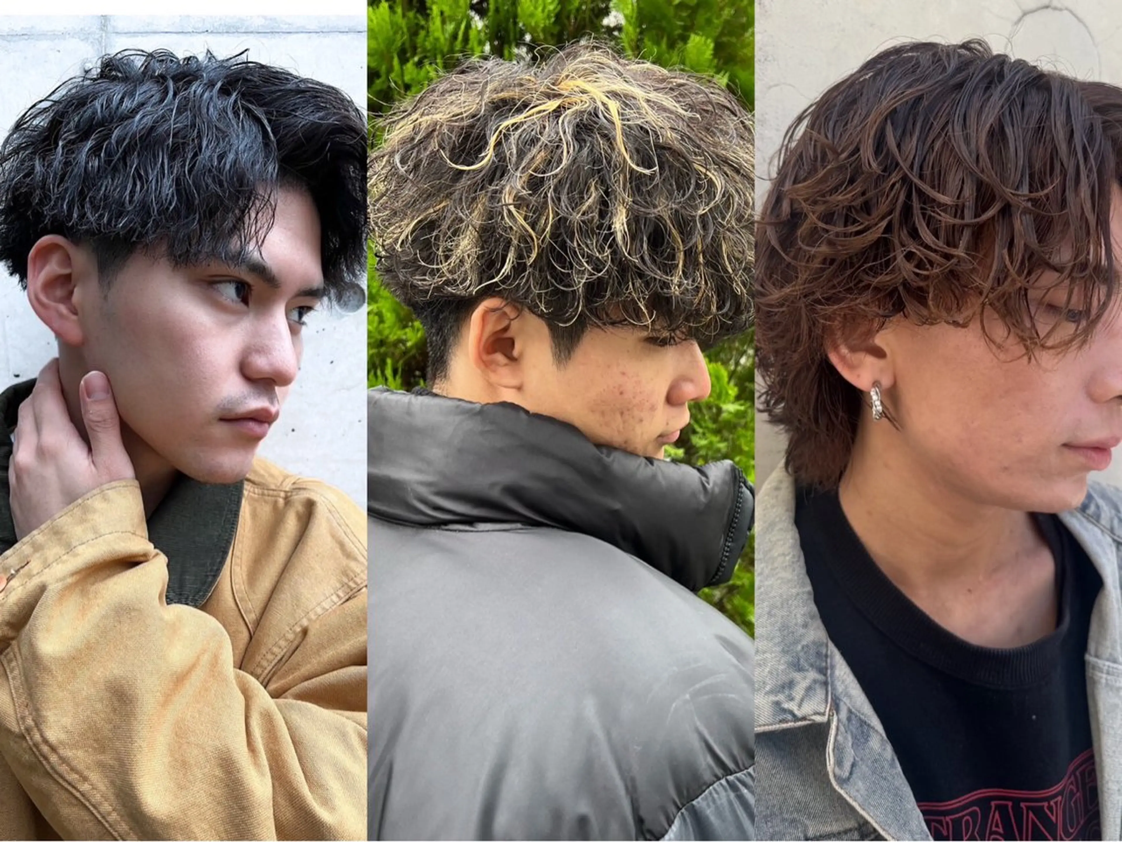 カラー パーマ メンズ マッシュ メンズパーマ メンズショート スパイキーショート 波巻きパーマ ヘアカラー 土岐 仁/メンズ専門 パーマ特化美容師のヘアスタイル