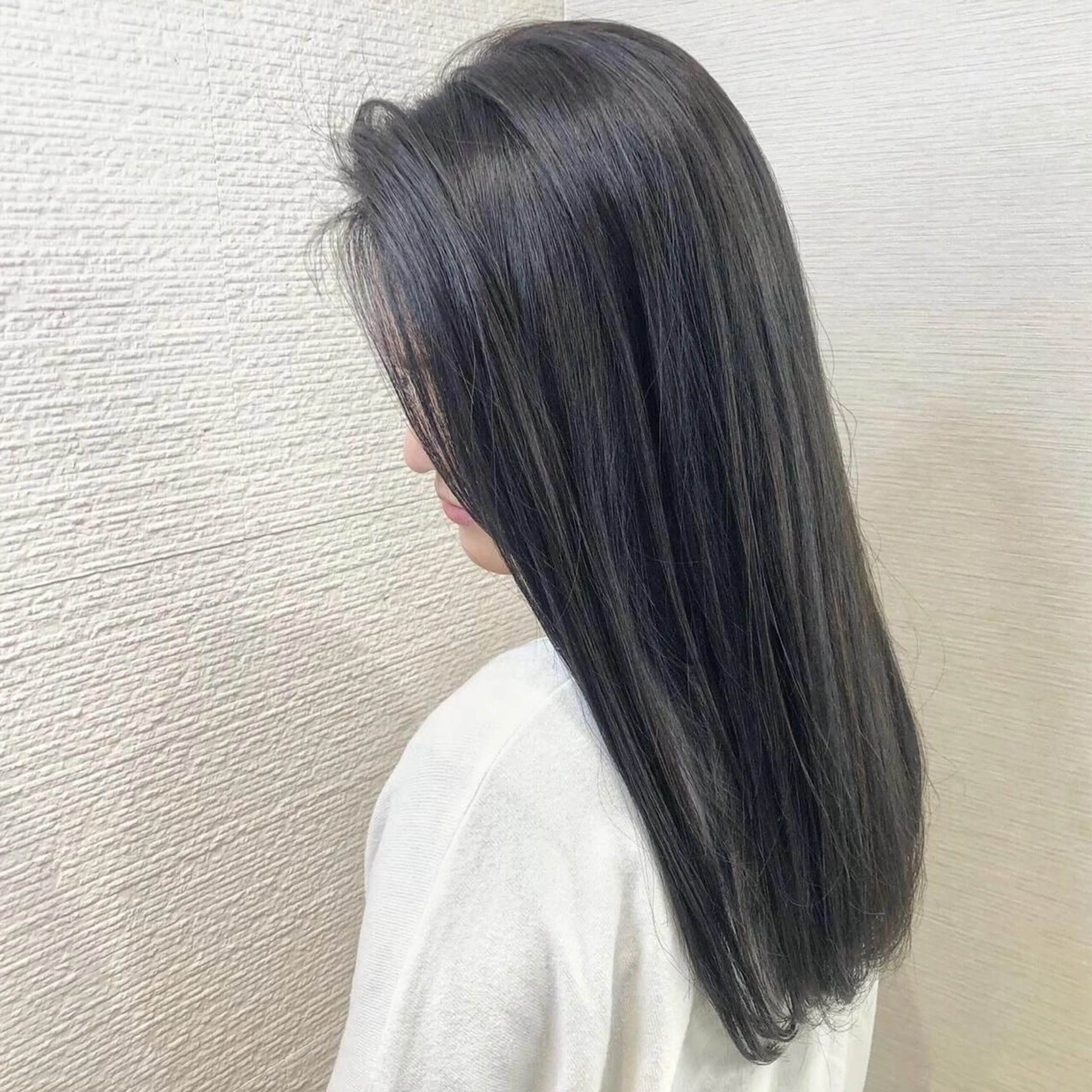 ロング パーマ カット ヘアカラー 全席個室　暖色カラー Zina松園優香🌸のヘアスタイル
