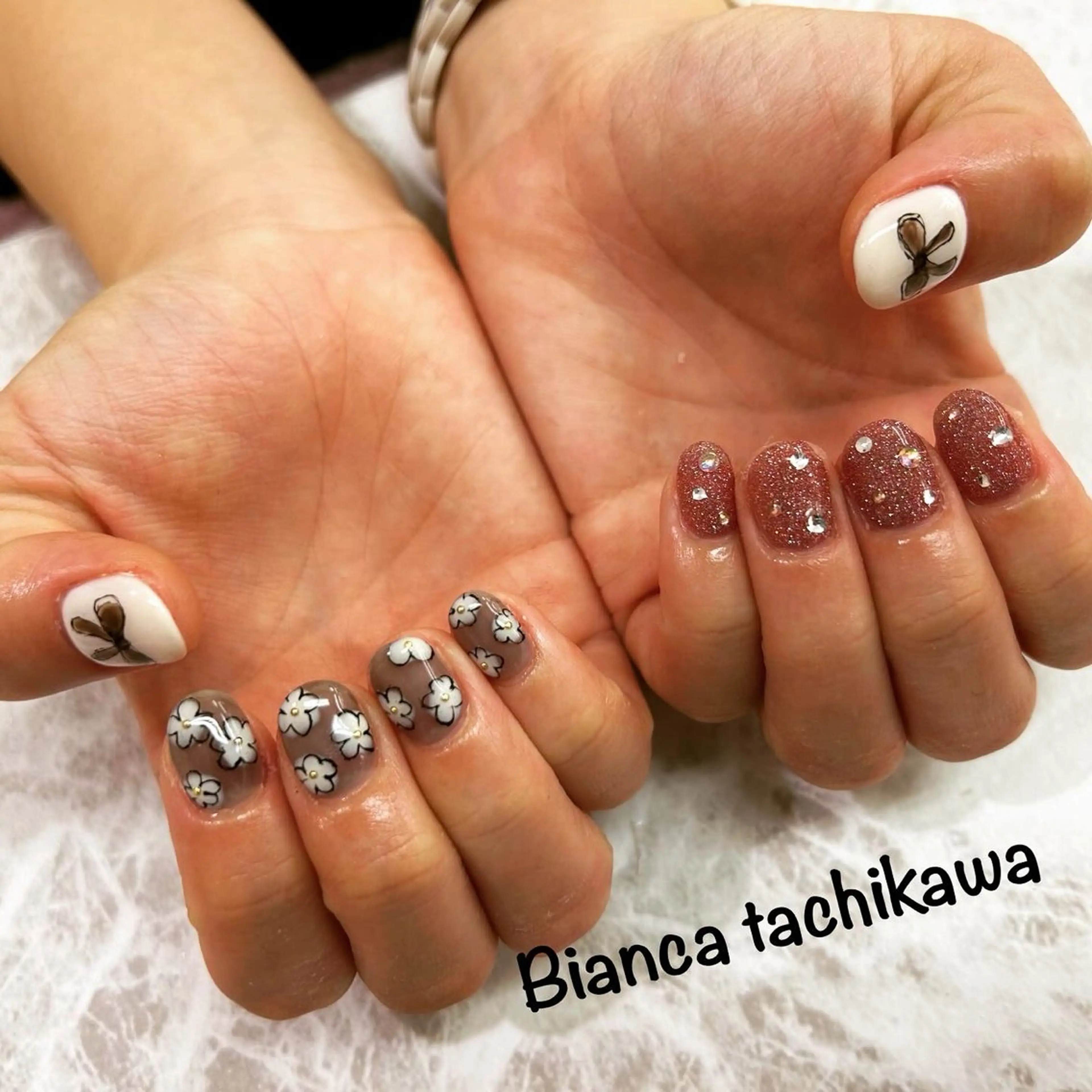 ネイル Bianca 立川店 小川のネイルデザイン