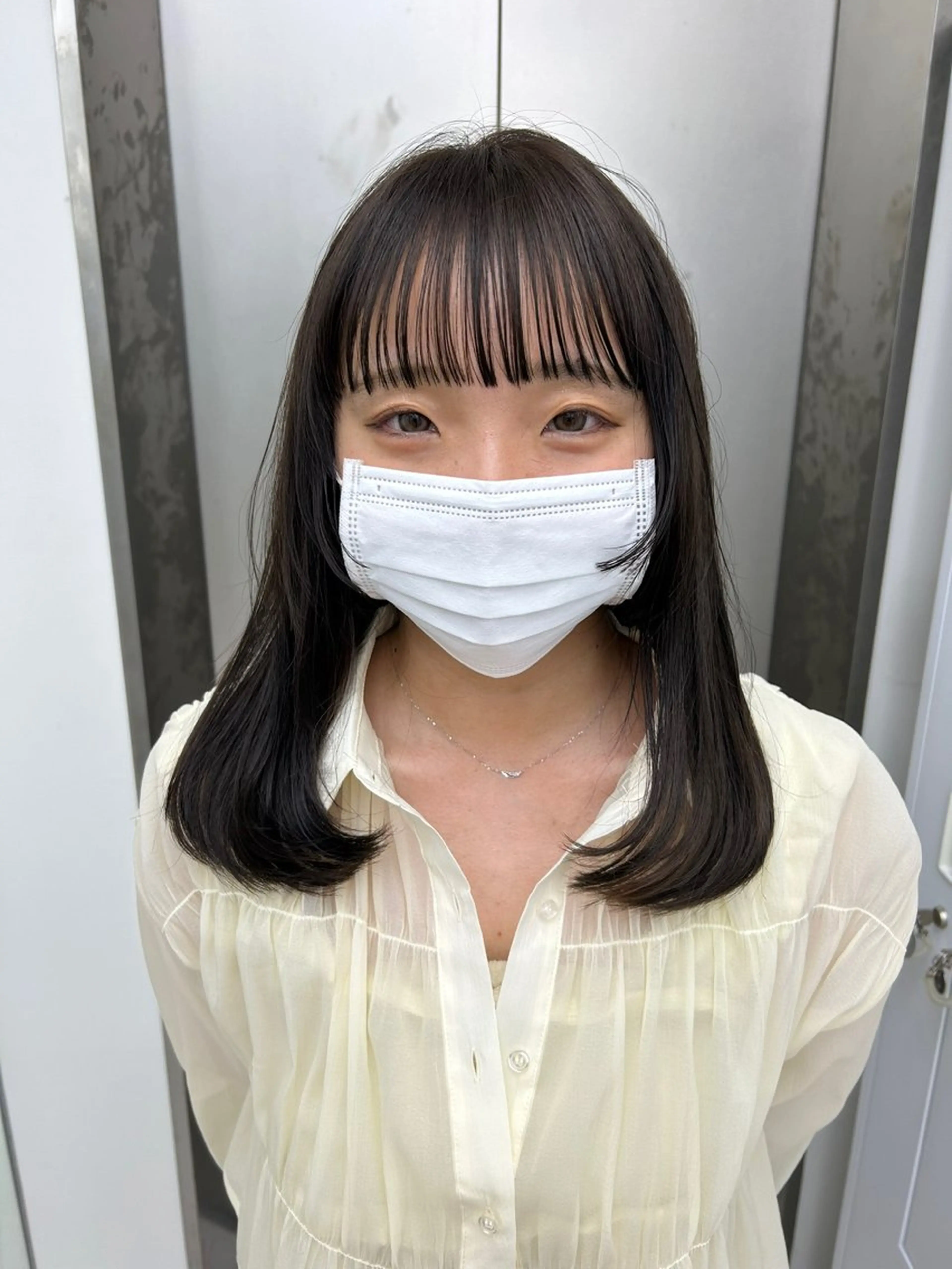 セミロング レイヤーカット ヘアカラー 似合わせカット🎀/ カラー🫧/まどのヘアスタイル