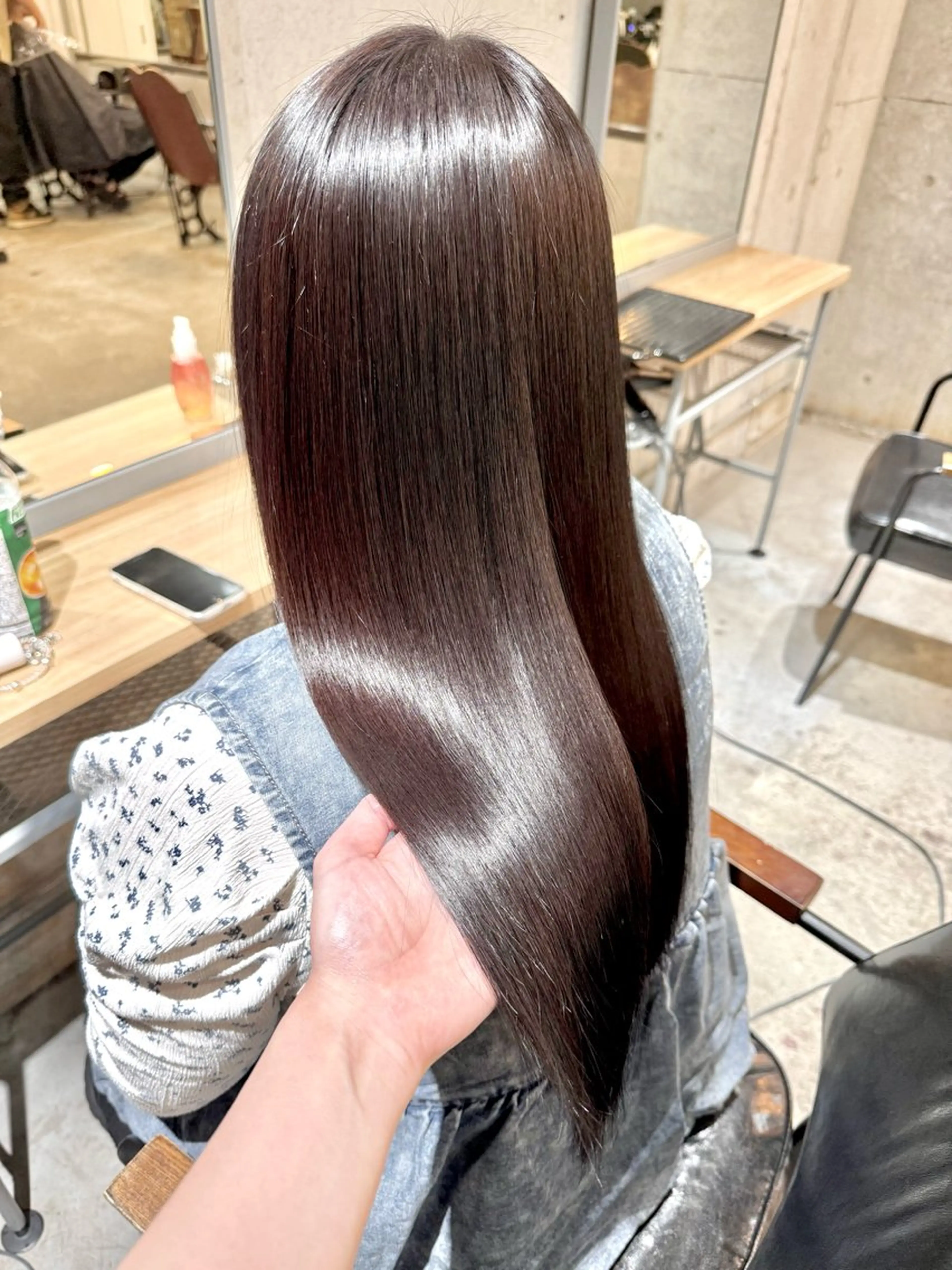 ロング カラー ヘアアレンジ ヘアカラー トリートメント 南堀江/艶髪カラー /masami🩵のヘアスタイル