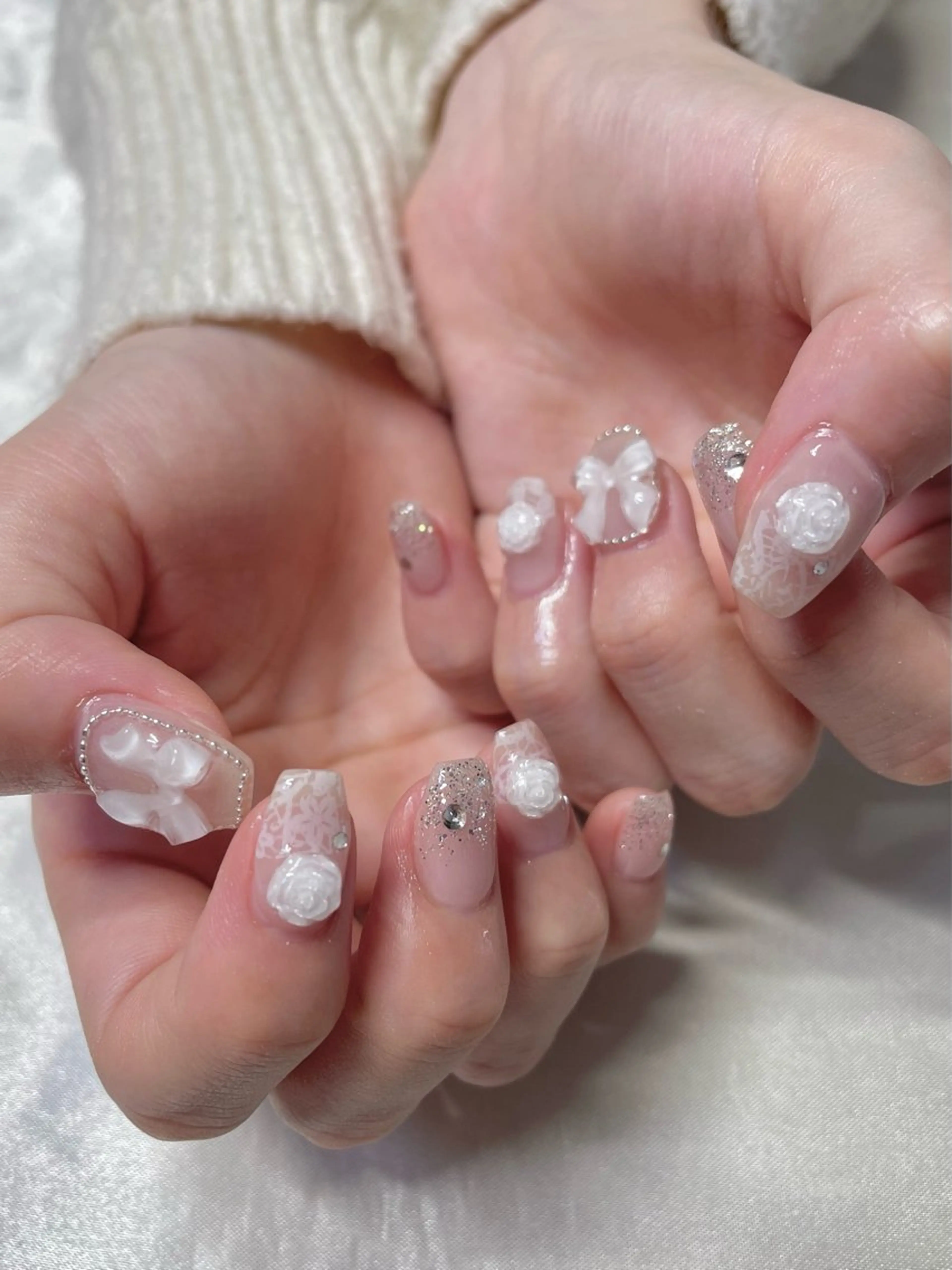 ネイル 長さ出し ハンドネイル RUMI nailのネイルデザイン