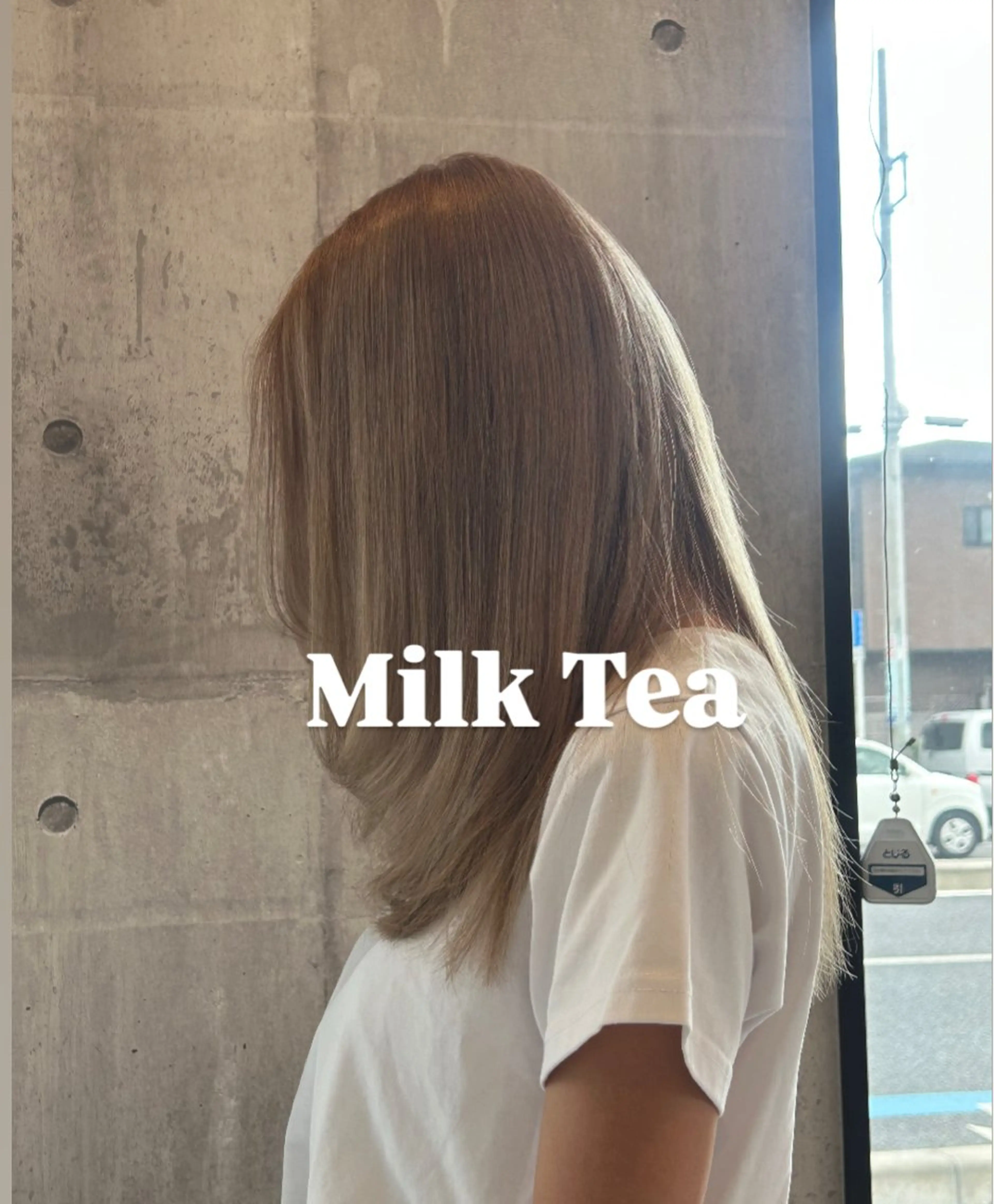 セミロング カラー ブリーチ ケアブリーチ 髪質改善 ヘアカラー PRODUCTIONS宇都宮所属・宇都宮唯一の薬剤使用 Ryukiのヘアスタイル