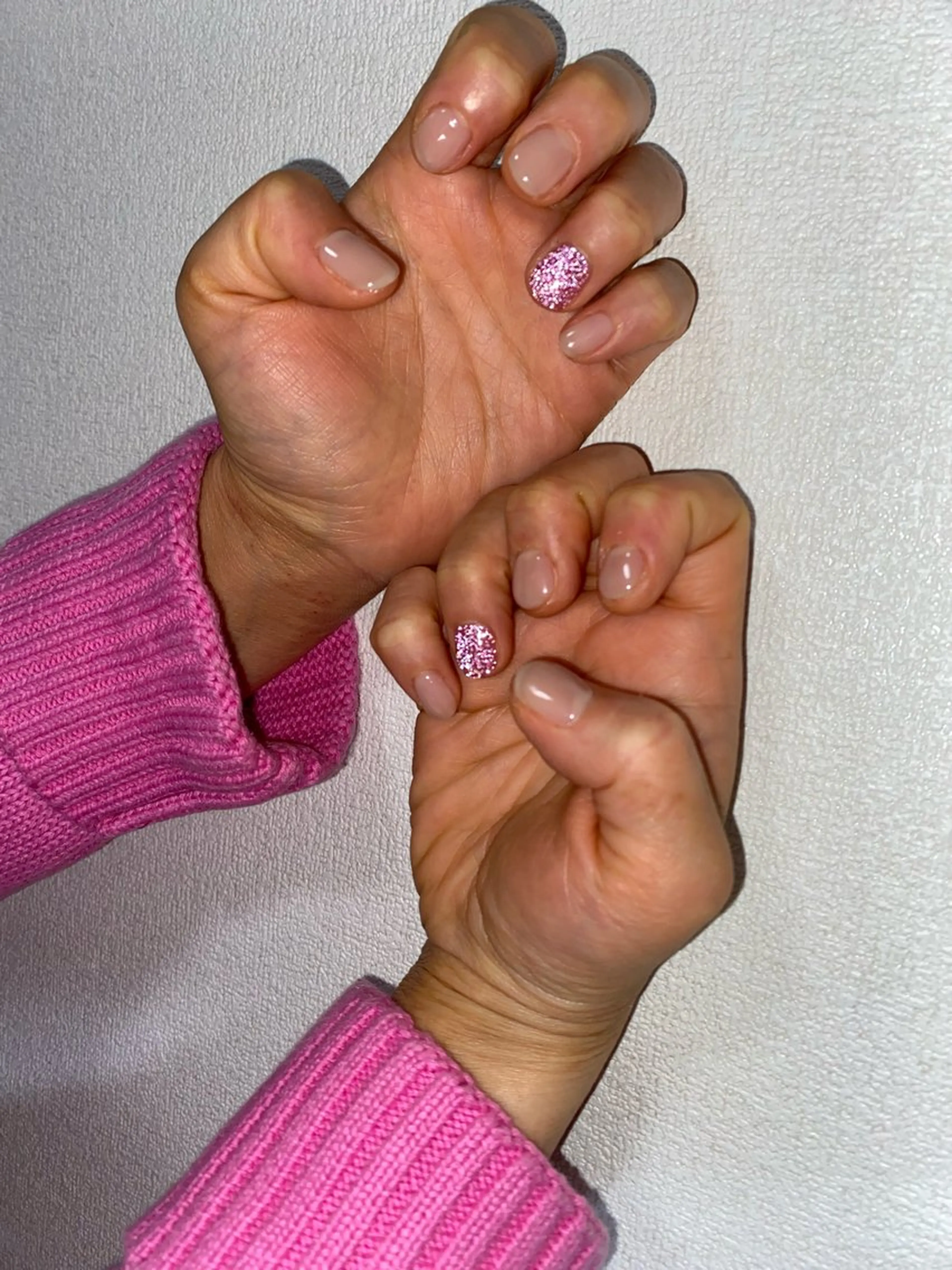 ネイル ピンク ハンドネイル 自宅サロン FeelFreeのネイルデザイン