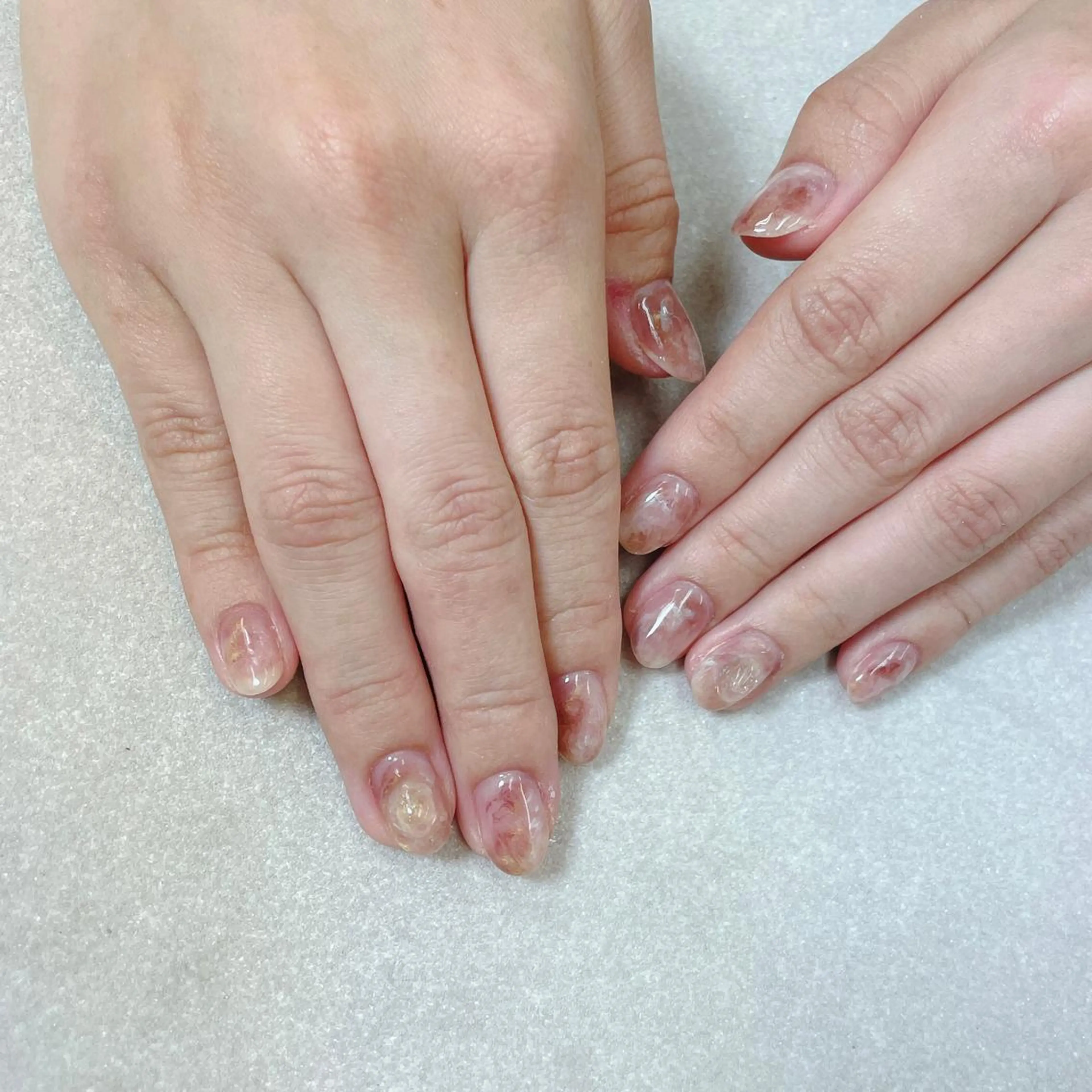 ネイル アートネイル キラキラネイル ワンホンネイル ハンドネイル A85G ayakoのネイルデザイン