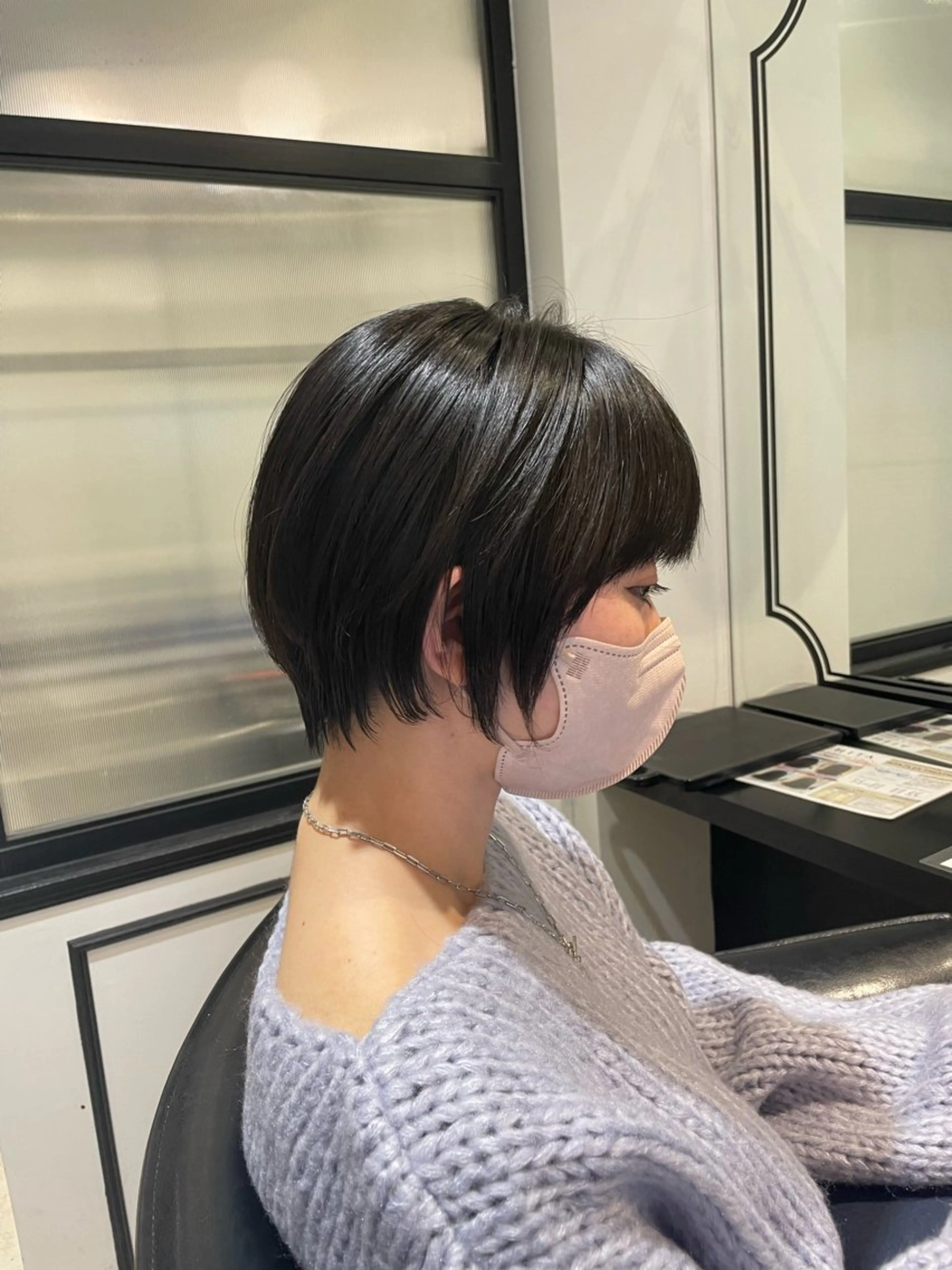 ショート ショートボブ 丸みショート ボブ ショートヘア feliz🤍 RINAのマツエク・マツパデザイン