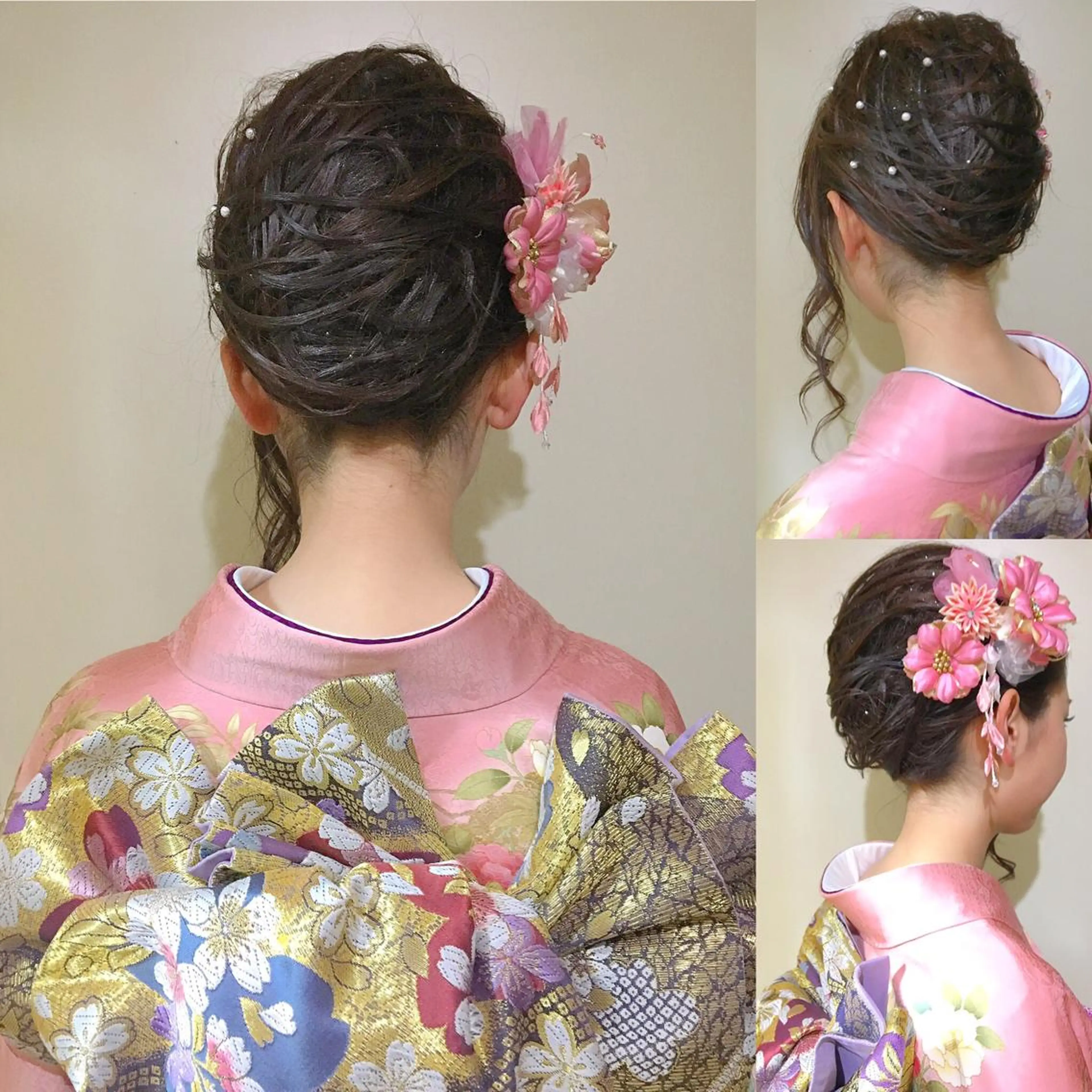 ミディアム セミロング ロング ヘアアレンジ 成人式 ＊ asukaのヘアスタイル