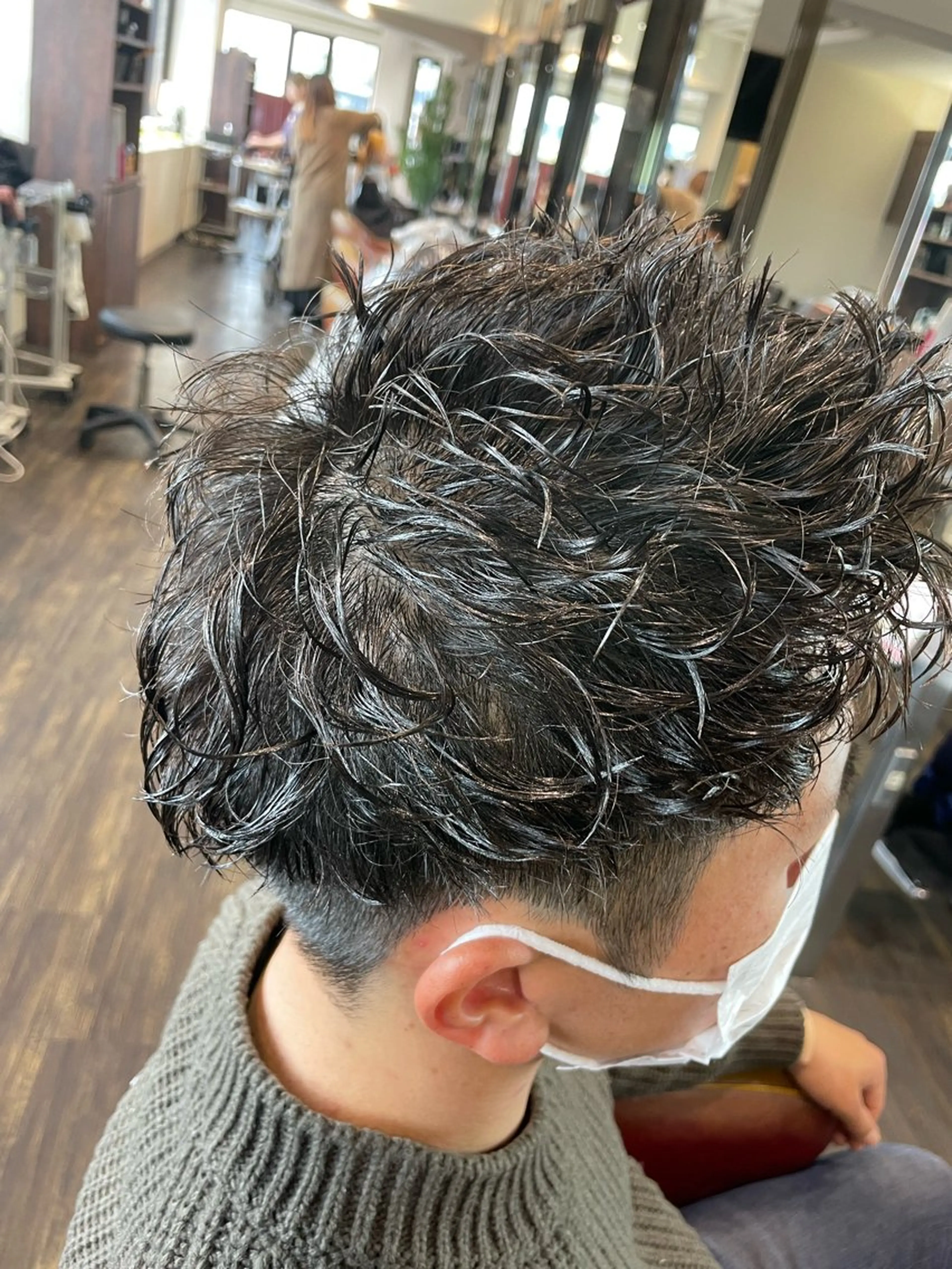 パーマ メンズ パーマ 佐藤 綾郁のヘアスタイル
