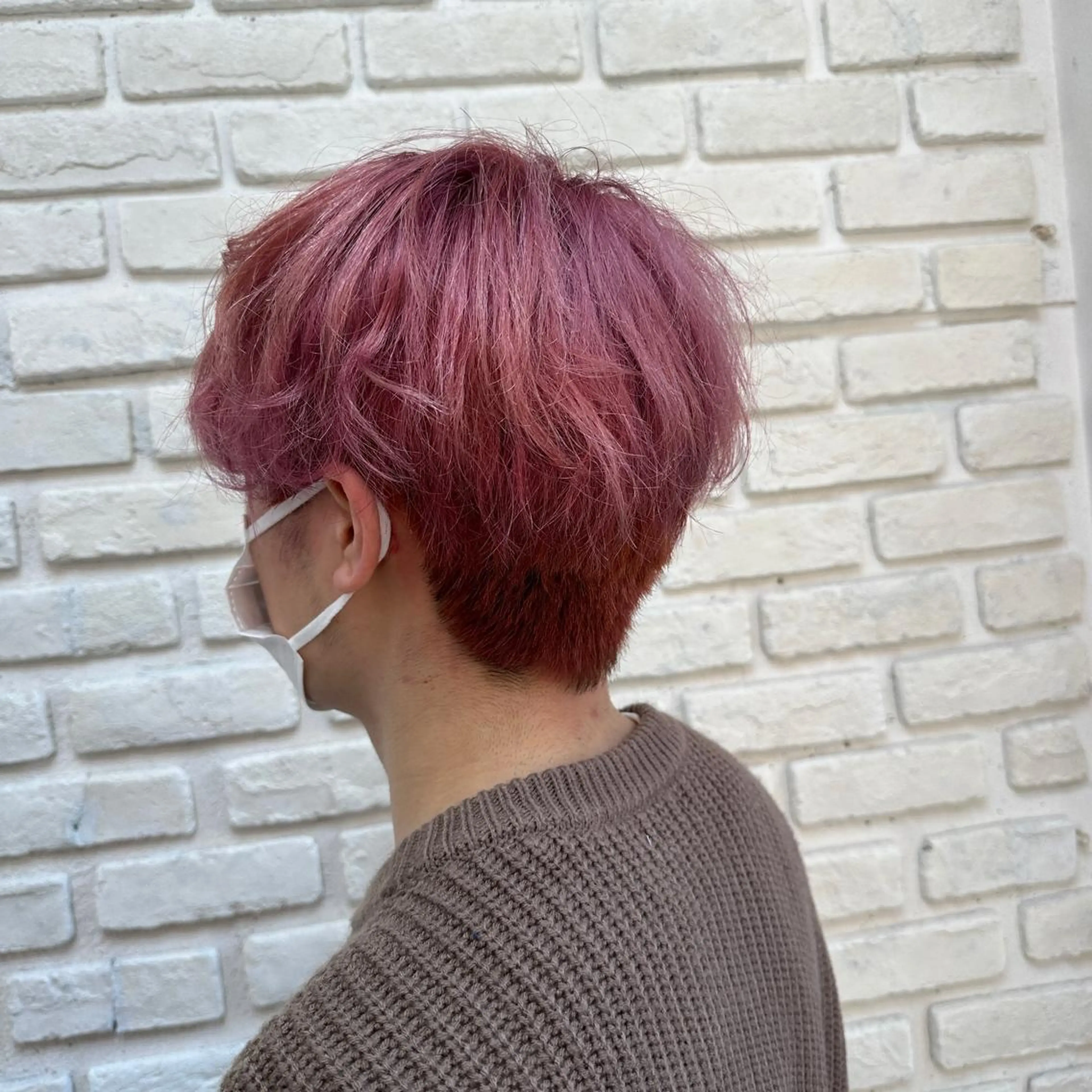 ショート カラー メンズパーマ 本多のヘアスタイル