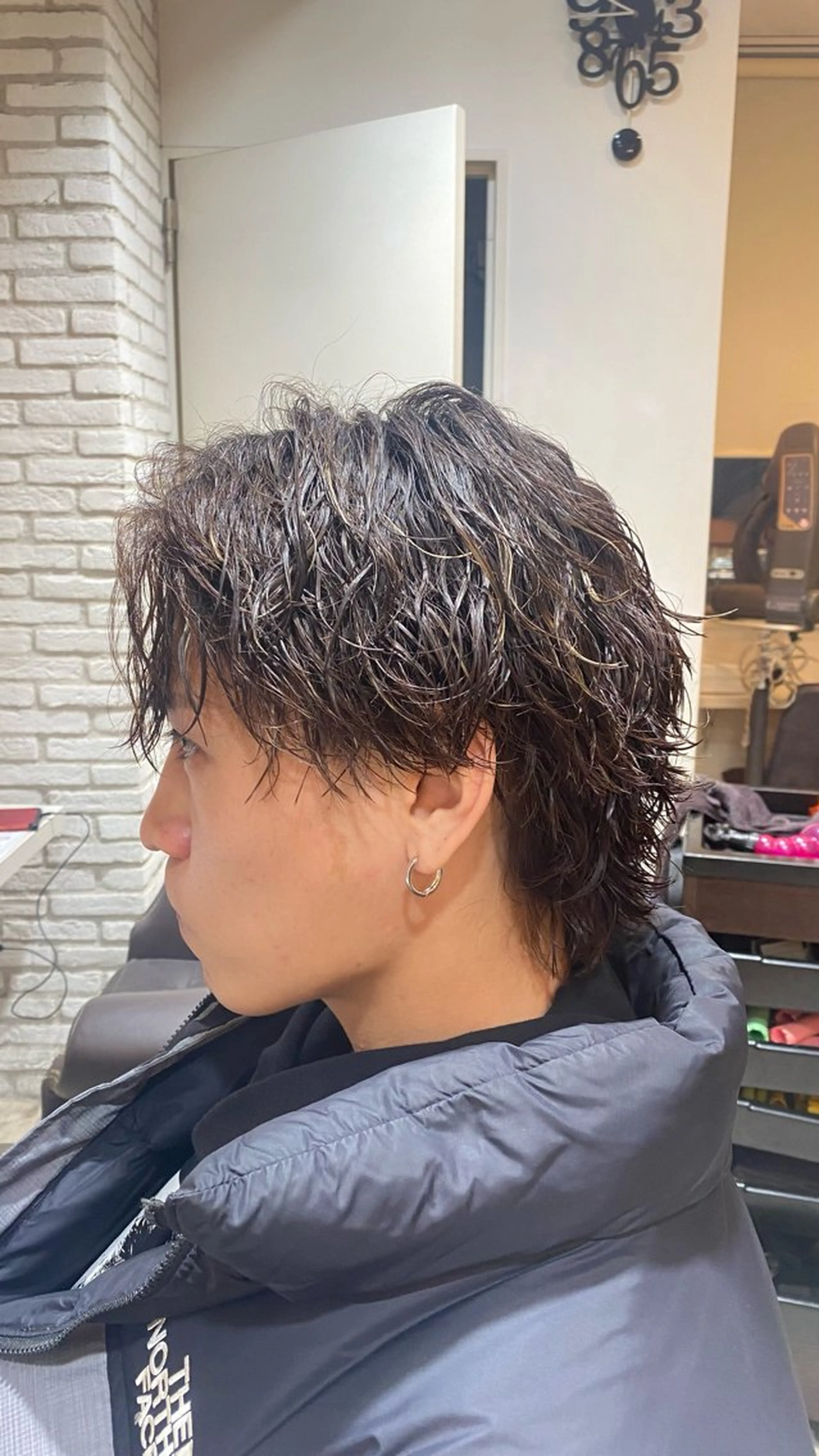 パーマ メンズ メンズパーマ メンズパーマ×ブリー チ/NORIのヘアスタイル
