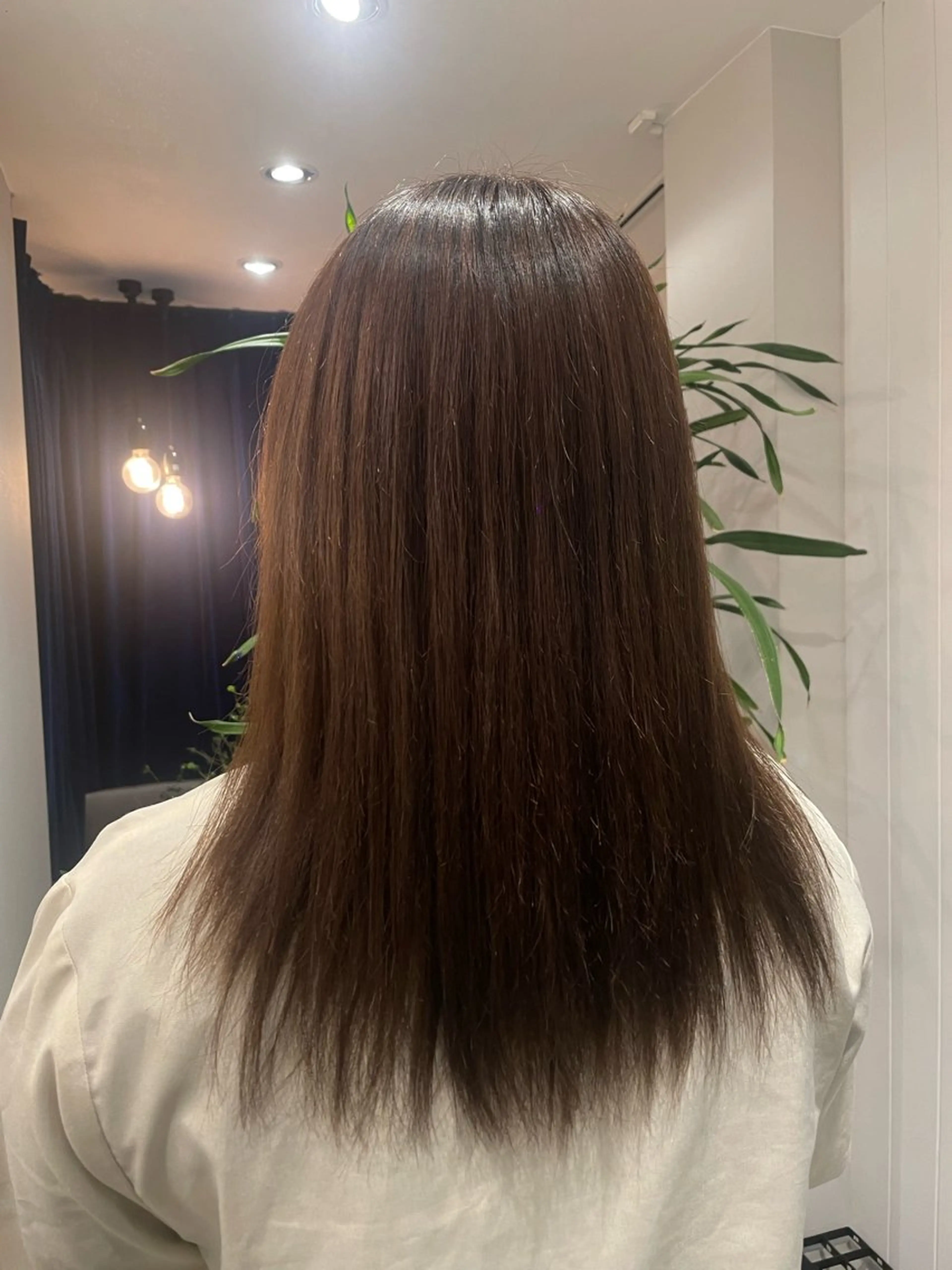 セミロング パーマ 縮毛矯正 HARUHI 銀座 美容師౨ৎ⋆˚のヘアスタイル