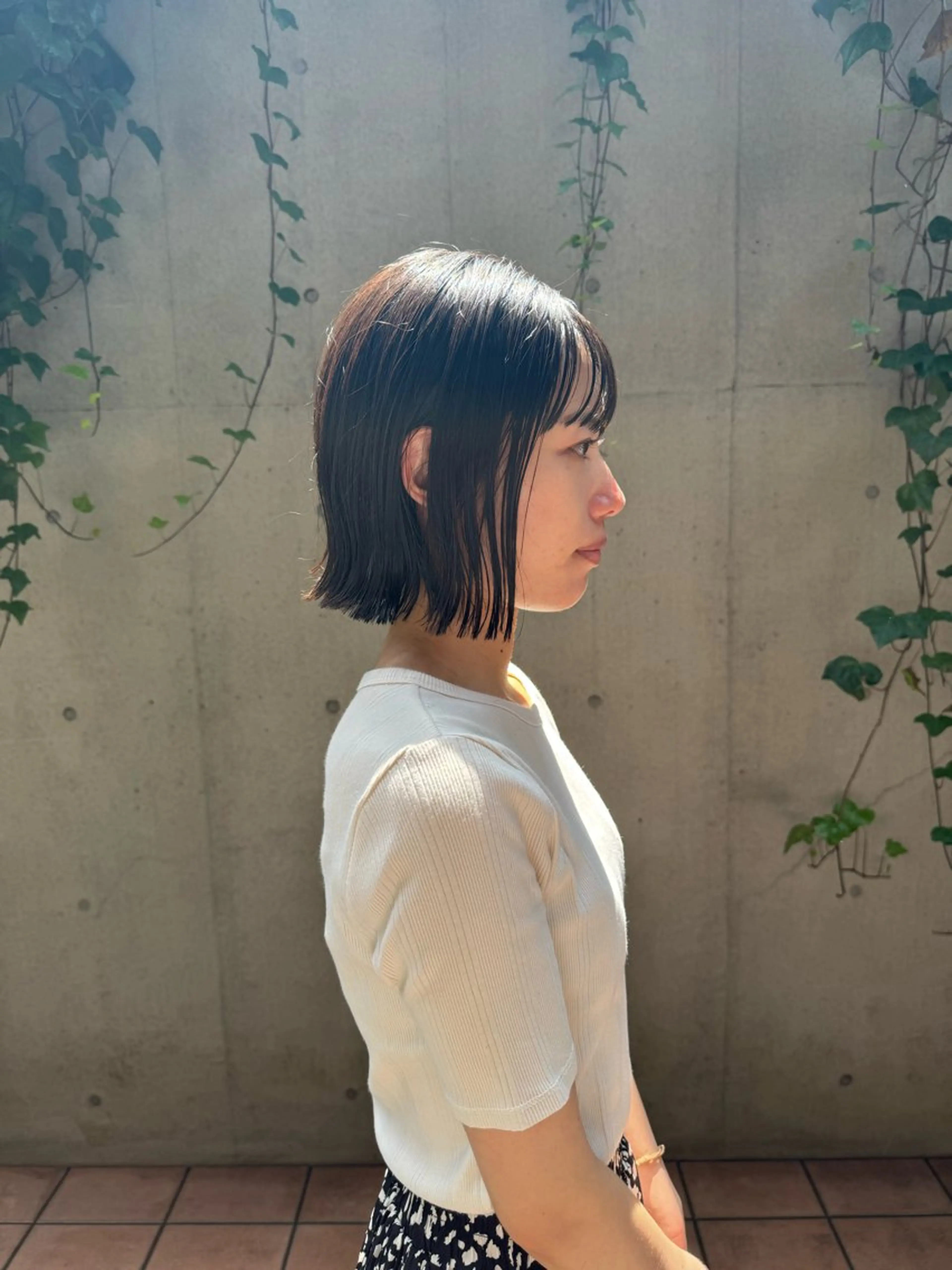 ショート カラー ボブ/ショート 吉田竣のヘアスタイル