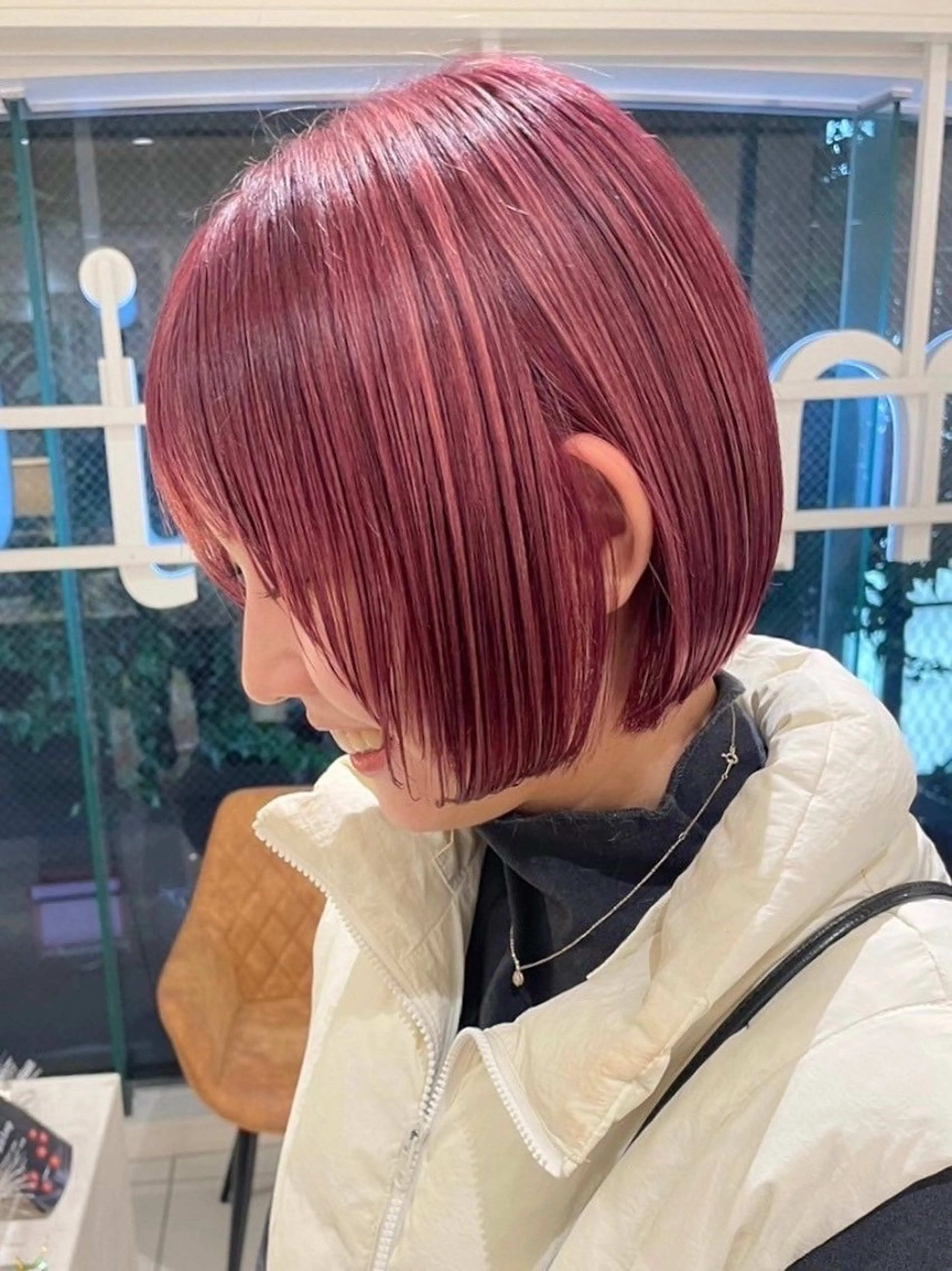 カラー 🎀ハイトーン🎀 🩶艶髪🩶YUNAのヘアスタイル