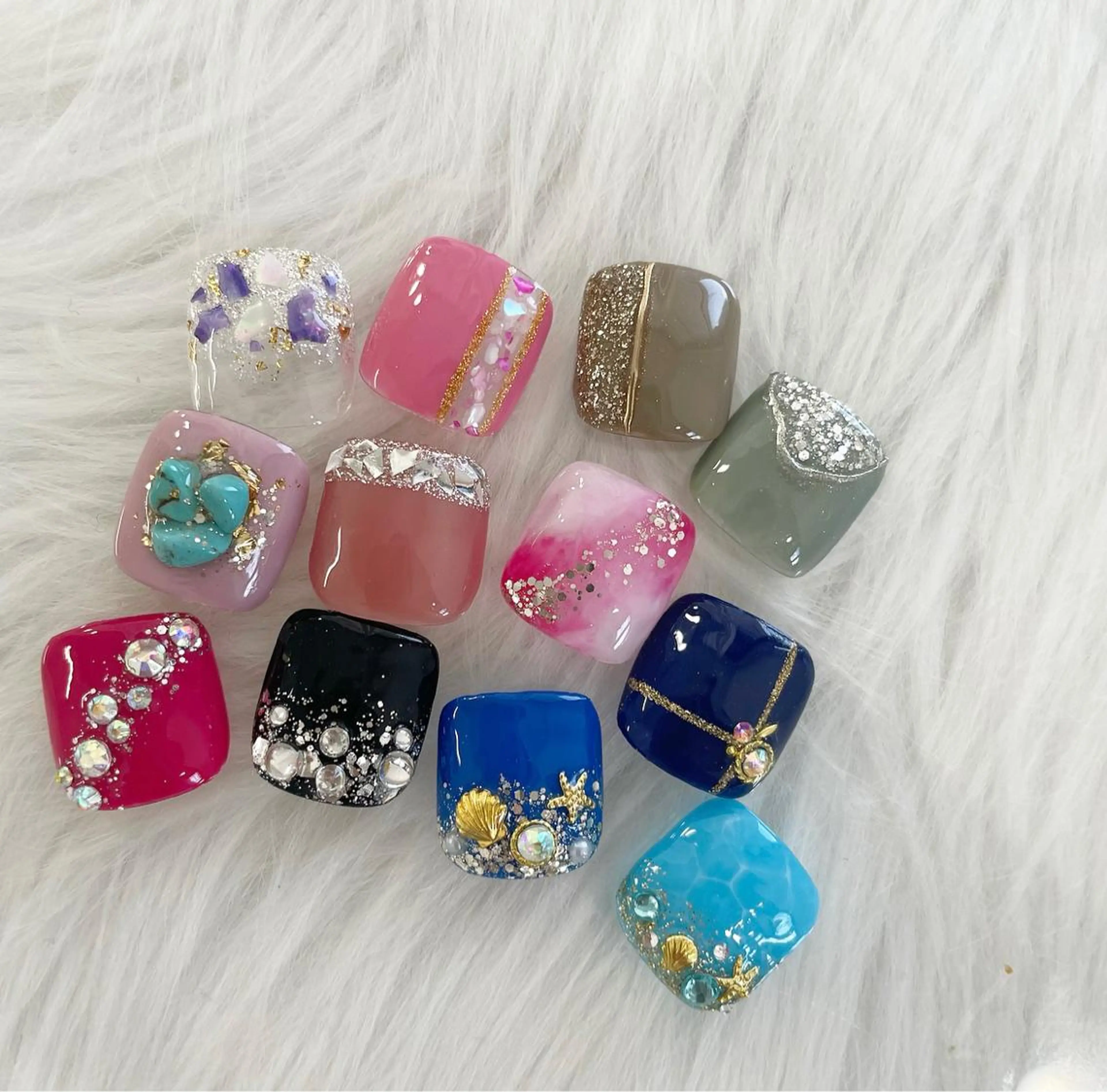 ネイル フットネイル Bersinar nail所属・Bersinar nail(rina)のネイルデザイン