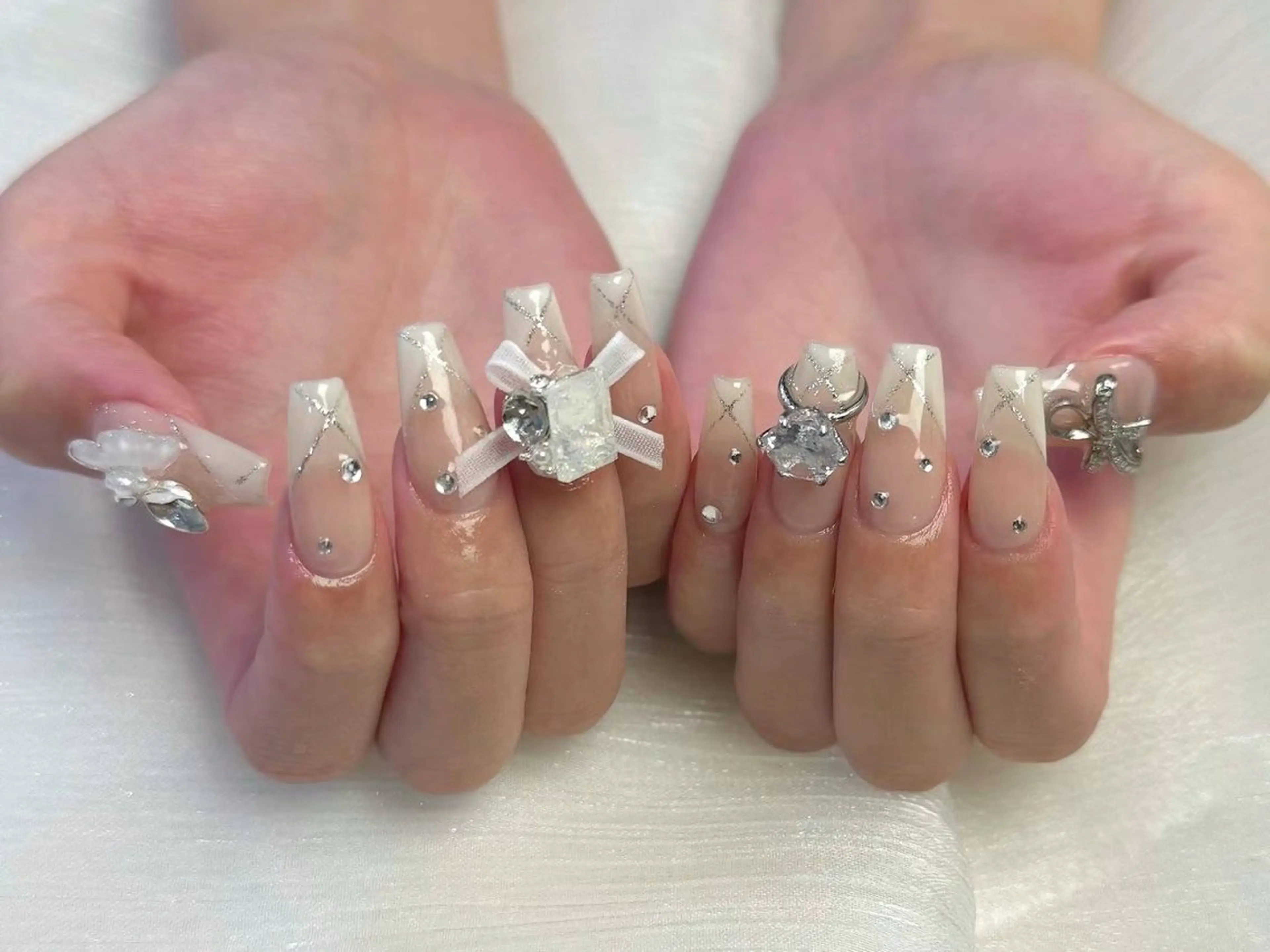 ネイル アートネイル フラワーネイル フットネイル フレンチネイル ジェルネイル Babarla nailのネイルデザイン