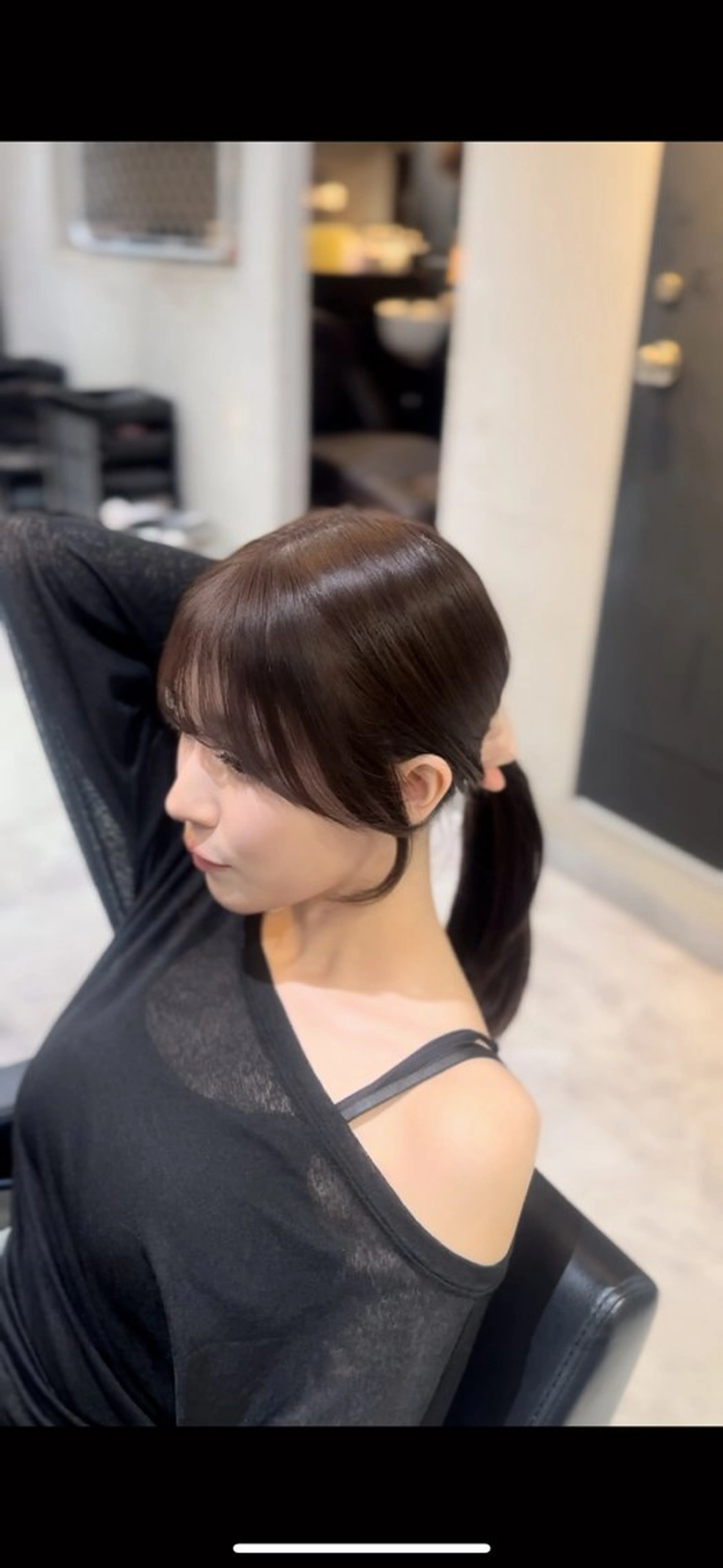 セミロング 顔周りカット カット ヘアカラー トリートメント 髪質改善/エクステ/ レイヤーカットゆうまのヘアスタイル