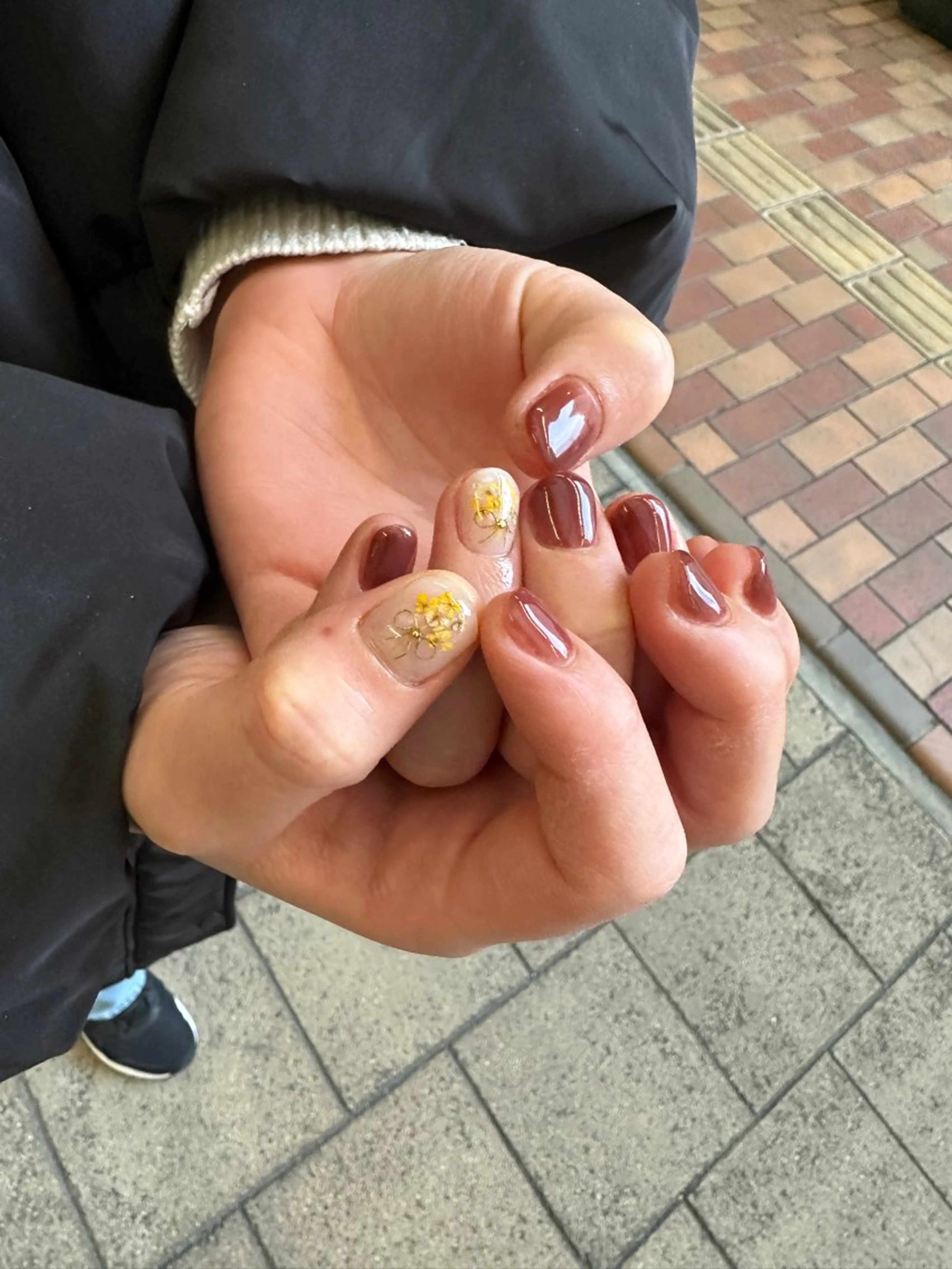 ネイル 成人式 ハンドネイル フットネイル nail salon  ∞ mikanal ∞所属・nailsalon ∞ ﾐｶﾅﾙ ∞のネイルデザイン