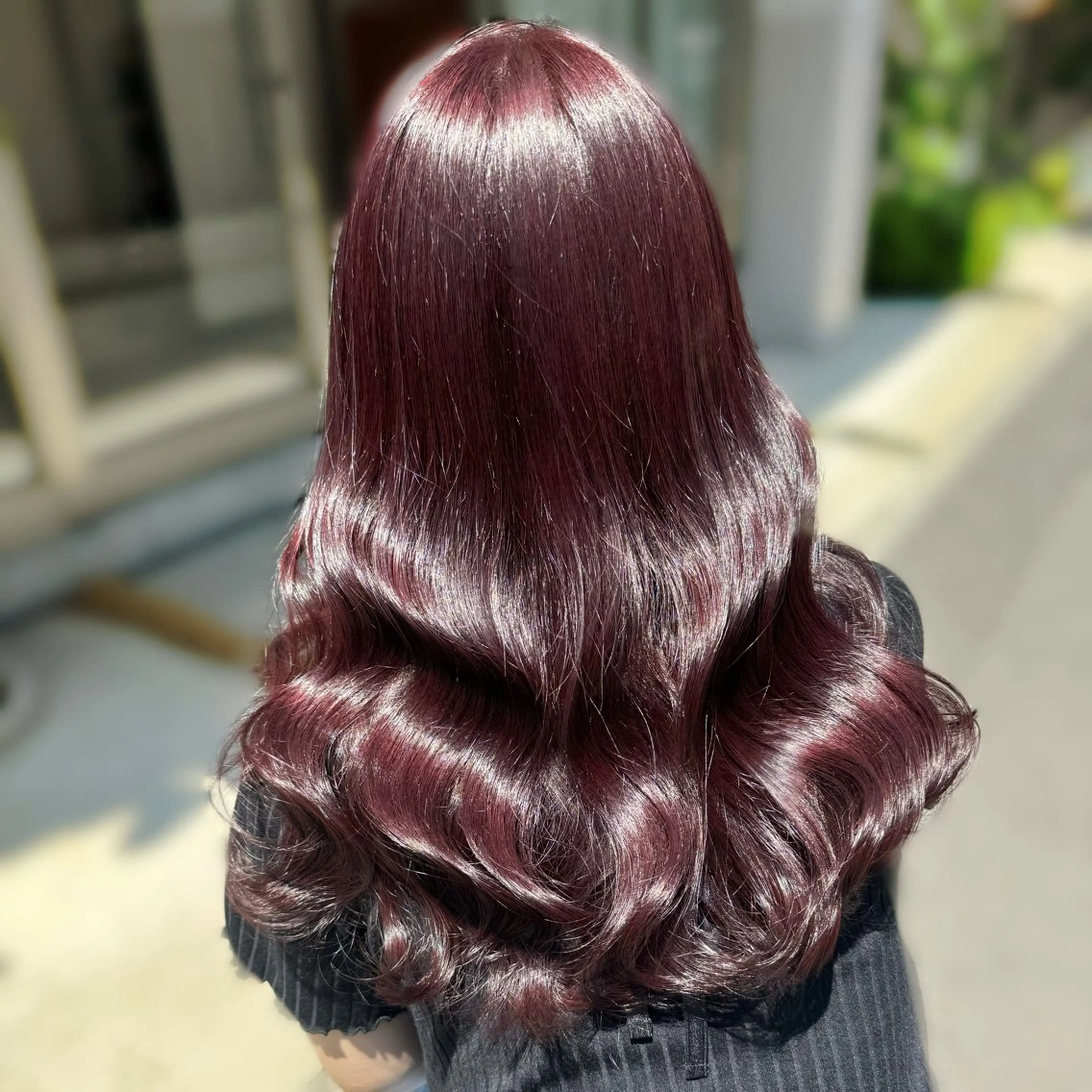 ロング カラー カット ヘアカラー トリートメント kana ブリーチなしカラー✨のヘアスタイル