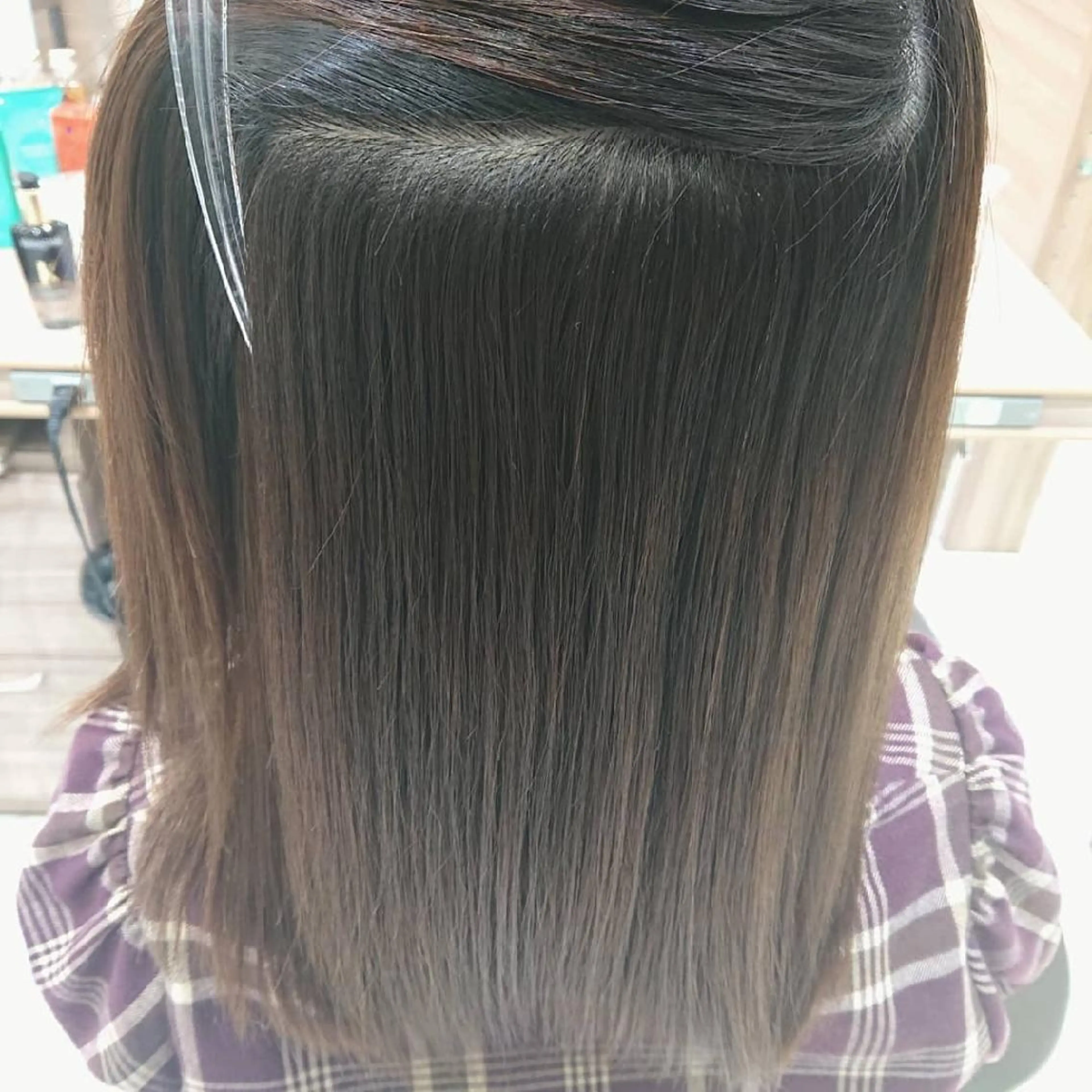 ロング 縮毛矯正 宮本 秀人のヘアスタイル