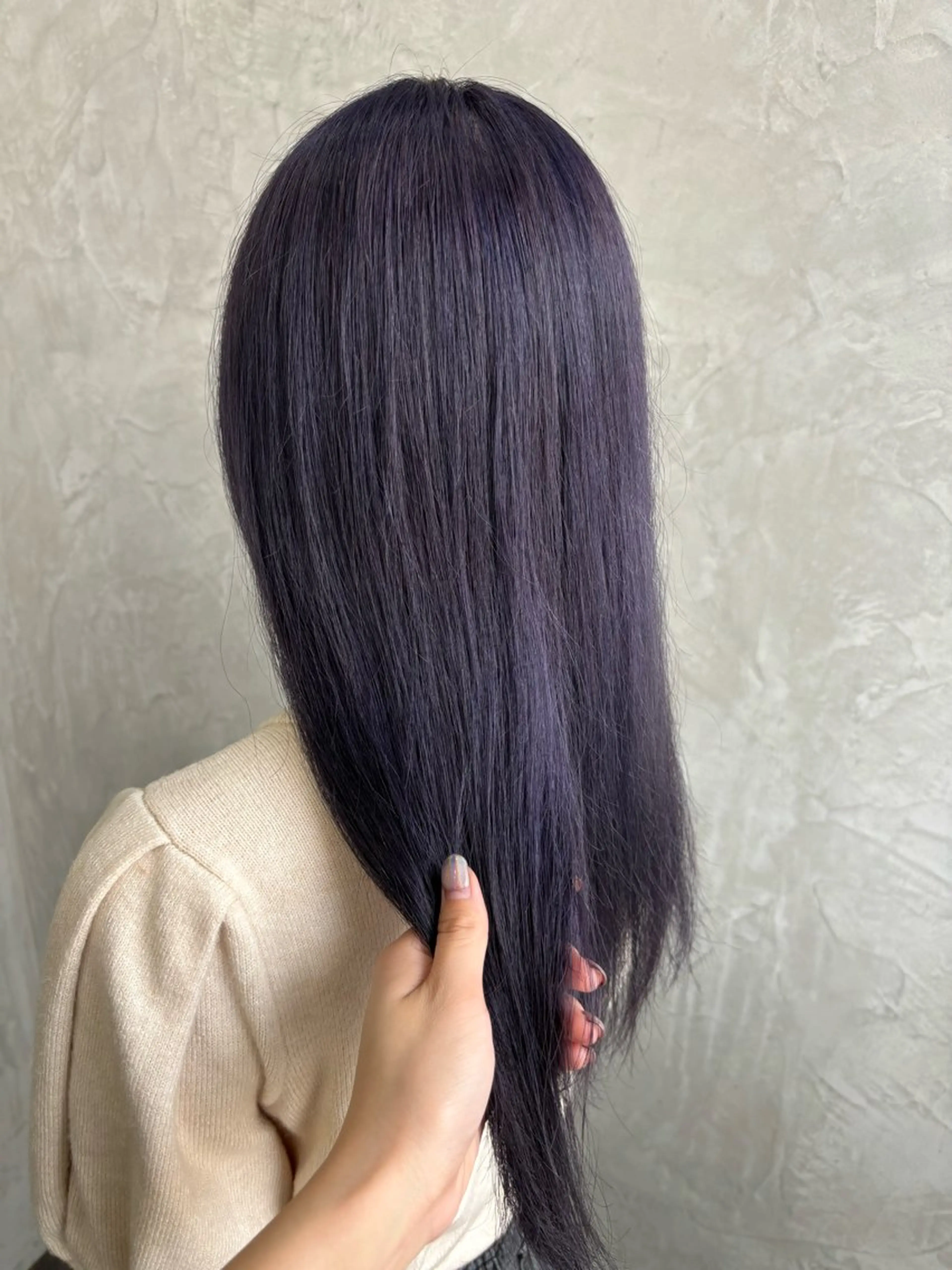 カラー ラベンダーカラー fudge所属・MaisonHALU 松浦光咲のヘアスタイル