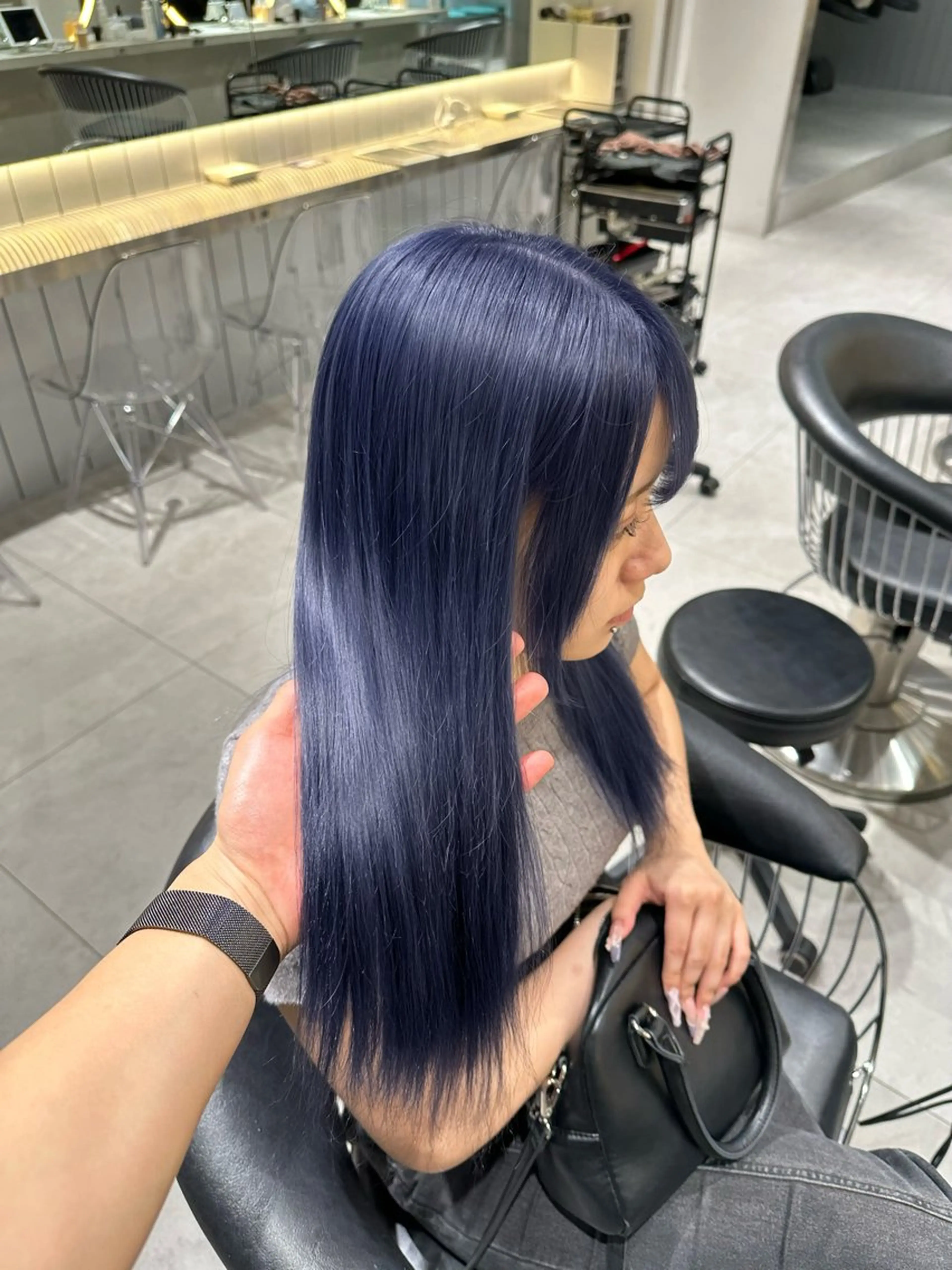 ミディアム クリスマス ヘアカラー コウスケ/ lond uluのヘアスタイル