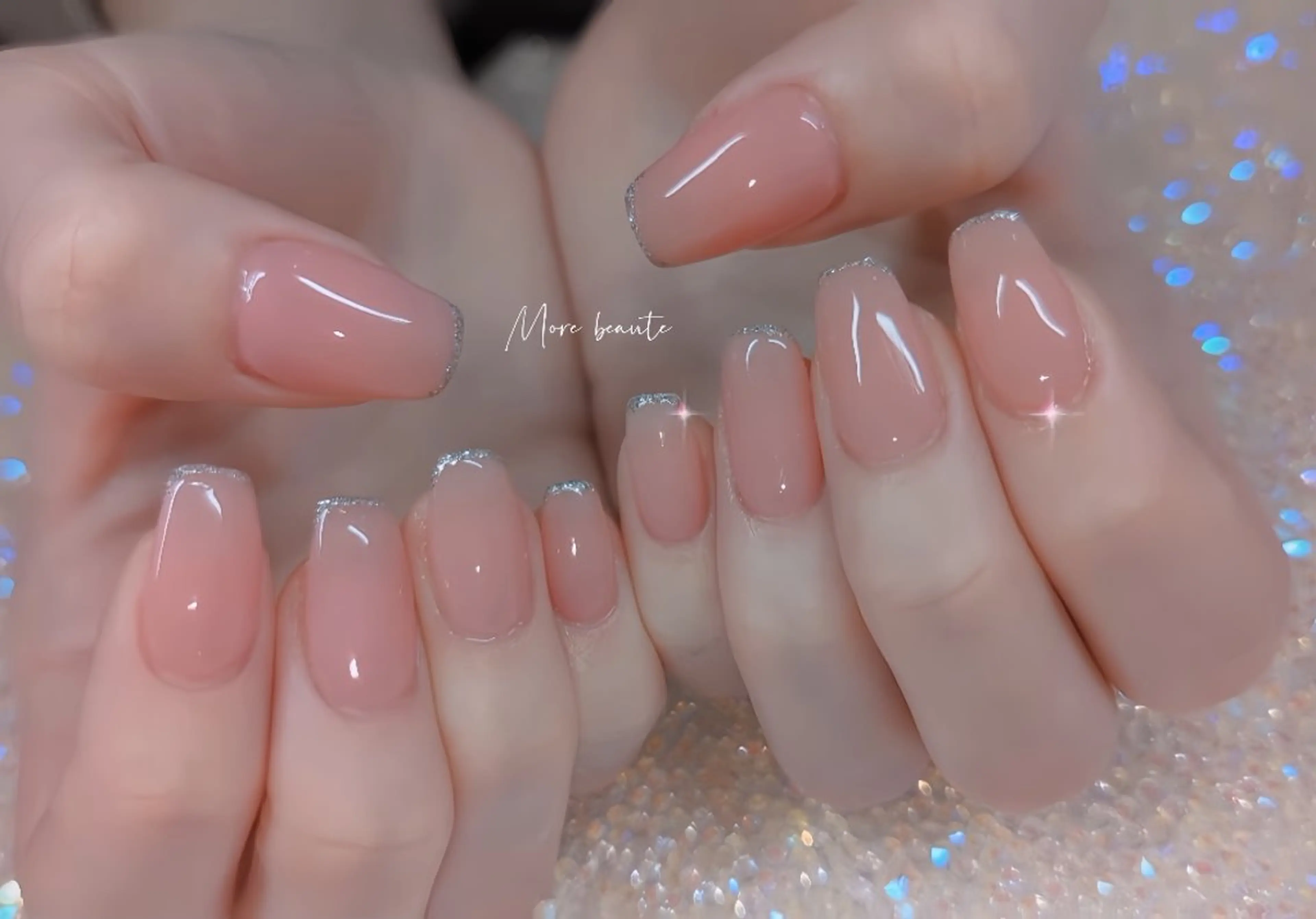 ネイル アートネイル ジェルネイル ハート 韓国ネイル マグネットネイル ハンドネイル I LOVE ME NAIL.｡.:*♡のネイルデザイン