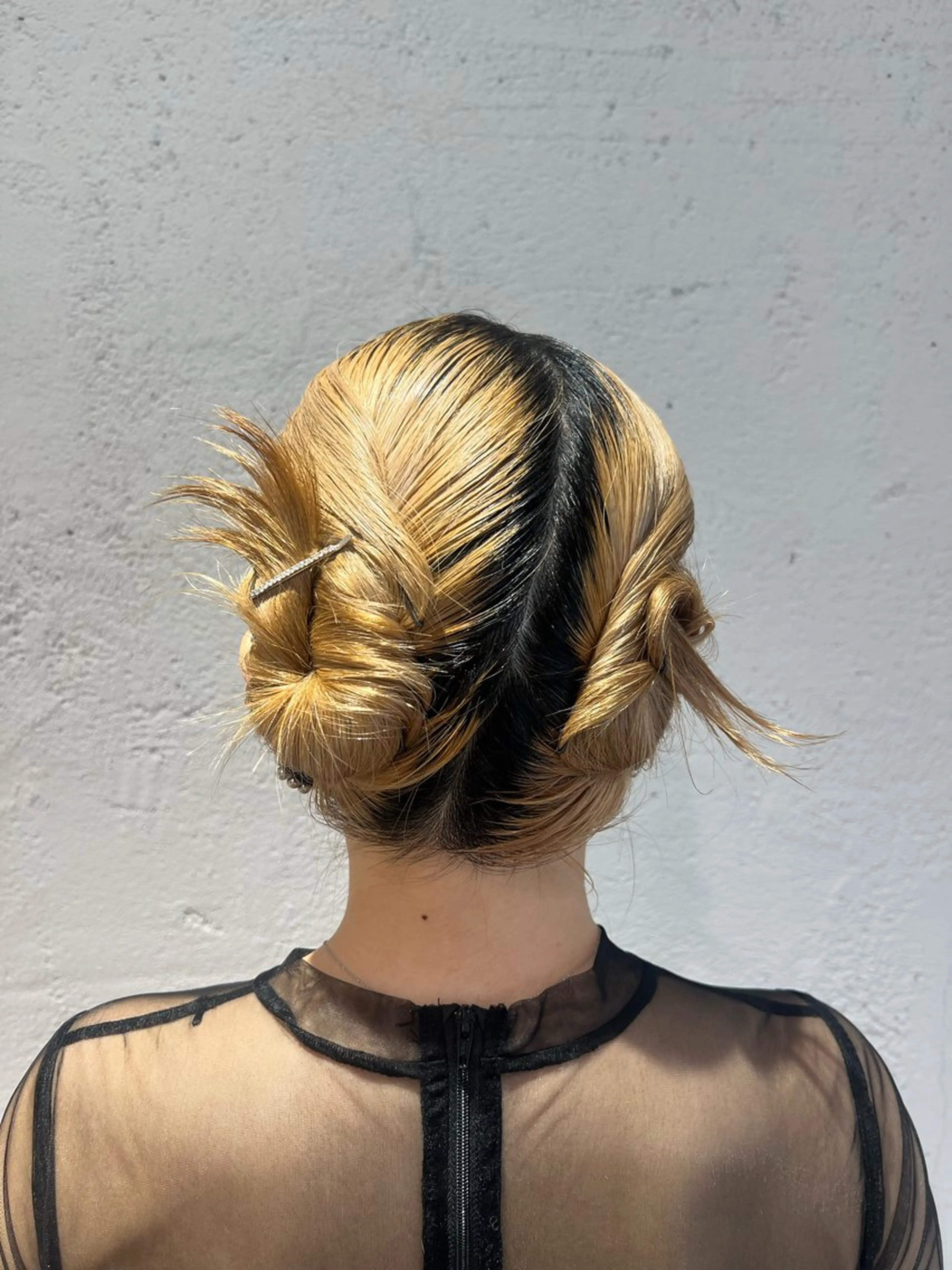 ミディアム ヘアアレンジ ヘアセット SALOWIN川崎WEST店所属・🌷川崎/アレンジ/ 暖色ボブ/コトネ🌷のヘアスタイル