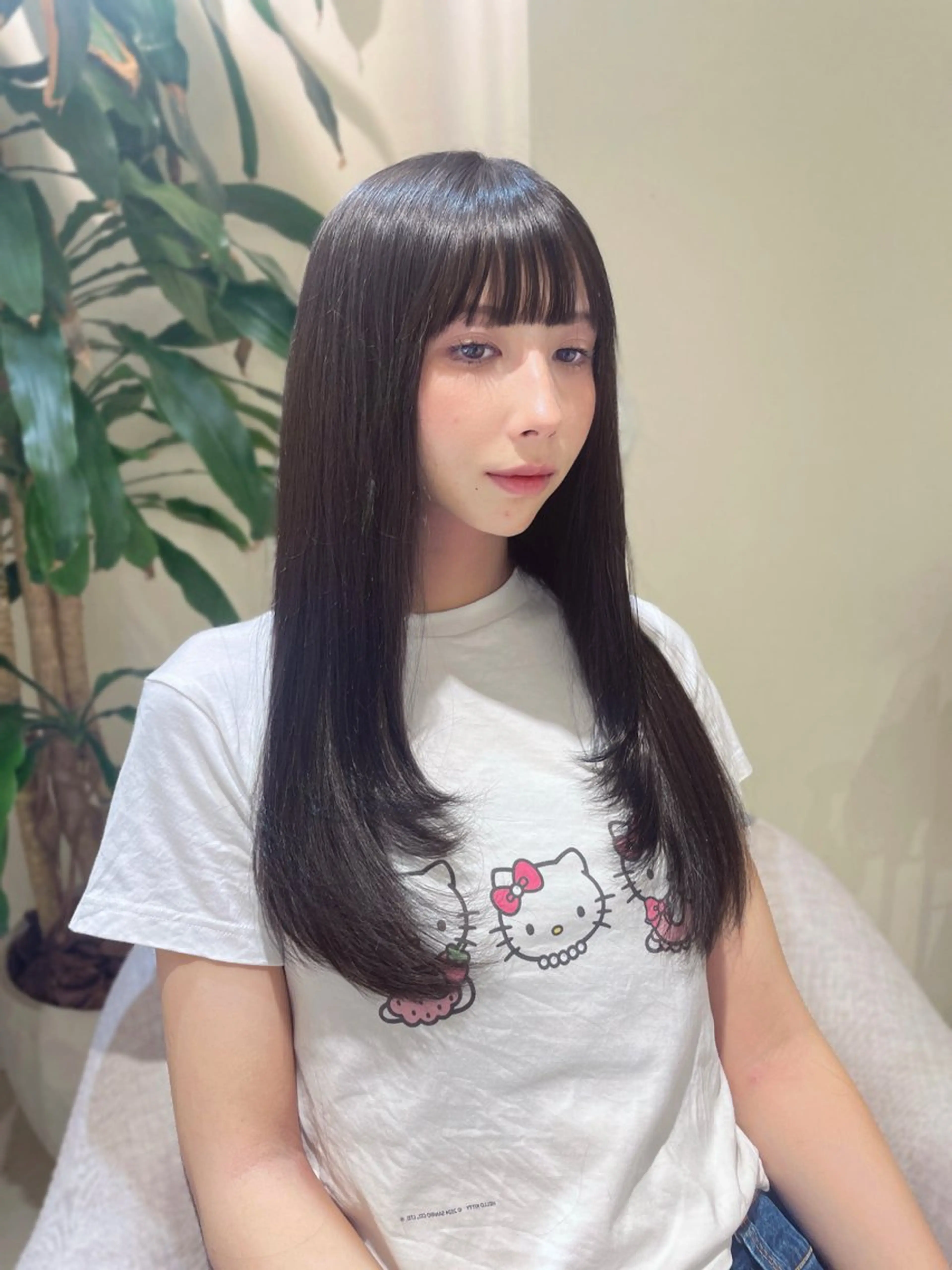 ロング ロング カット ヘアカラー CreBiA ten_【クレビアテン】所属・crebia 漢人 美海／レイヤーカットのヘアスタイル