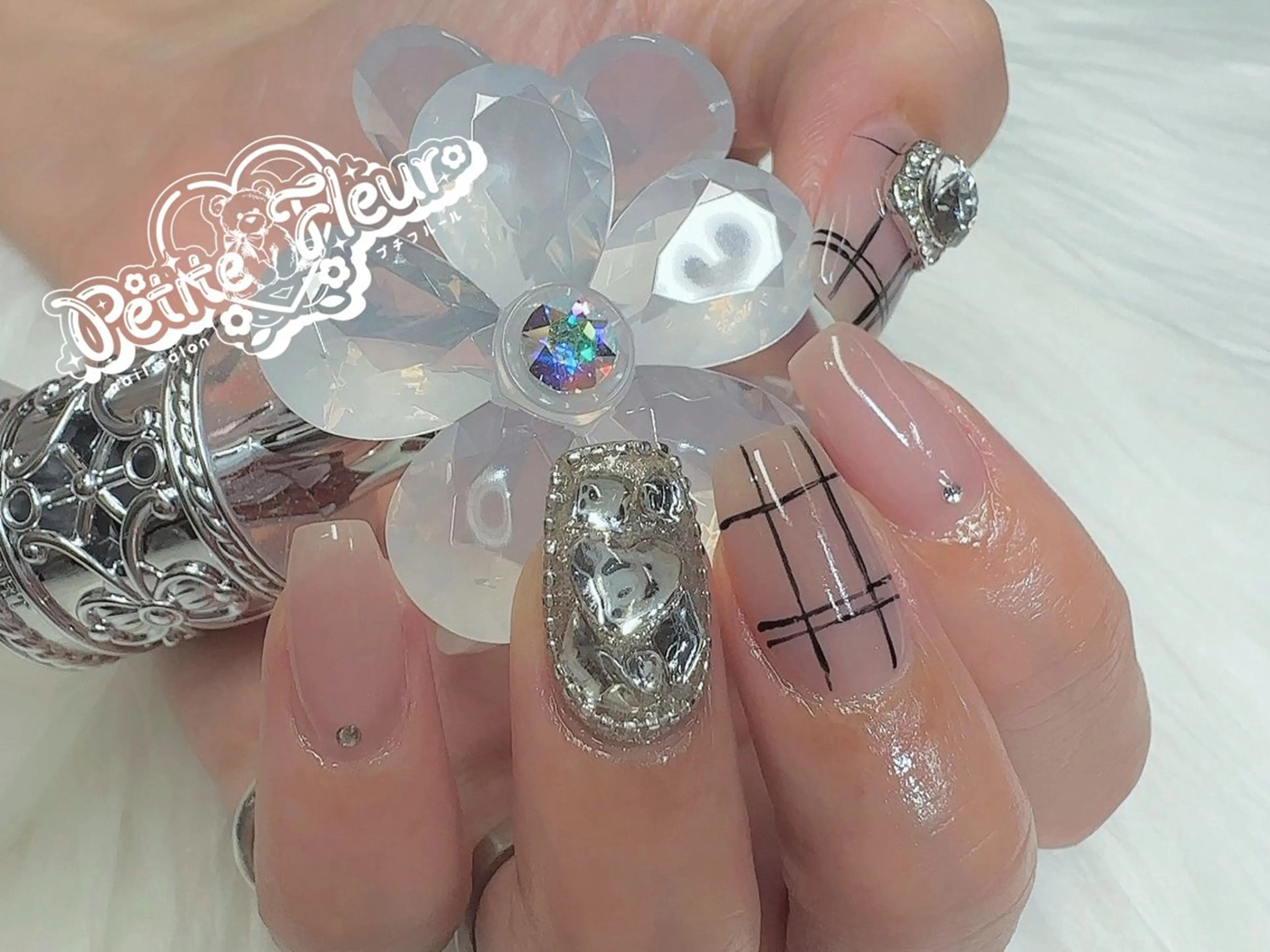 ネイル ❁⃘*。Petite fleur❁⃘*りさのネイルデザイン