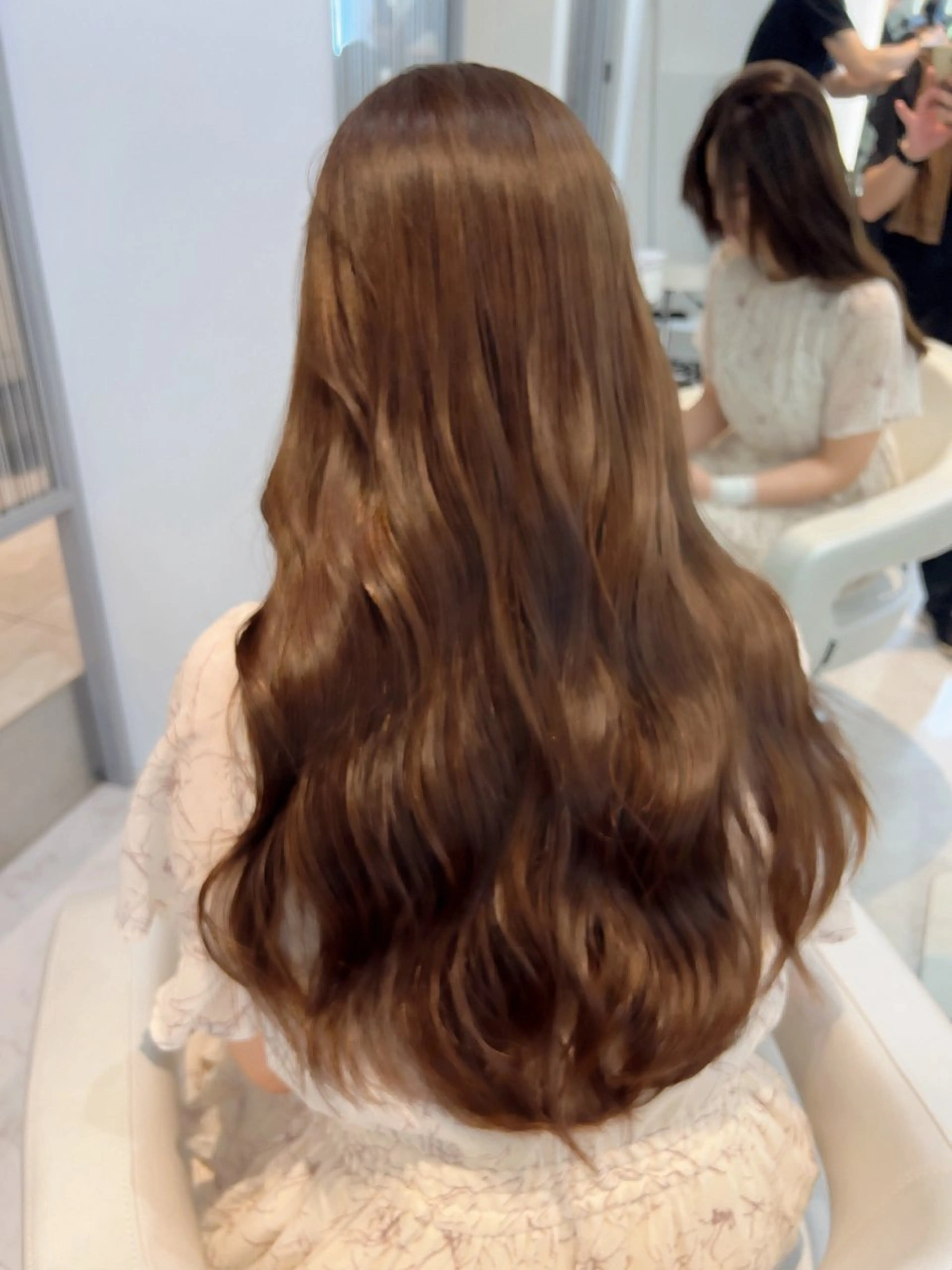 ロング ヘアカラー トリートメント ✨上品可愛い 時短艶髪/後藤✨のヘアスタイル