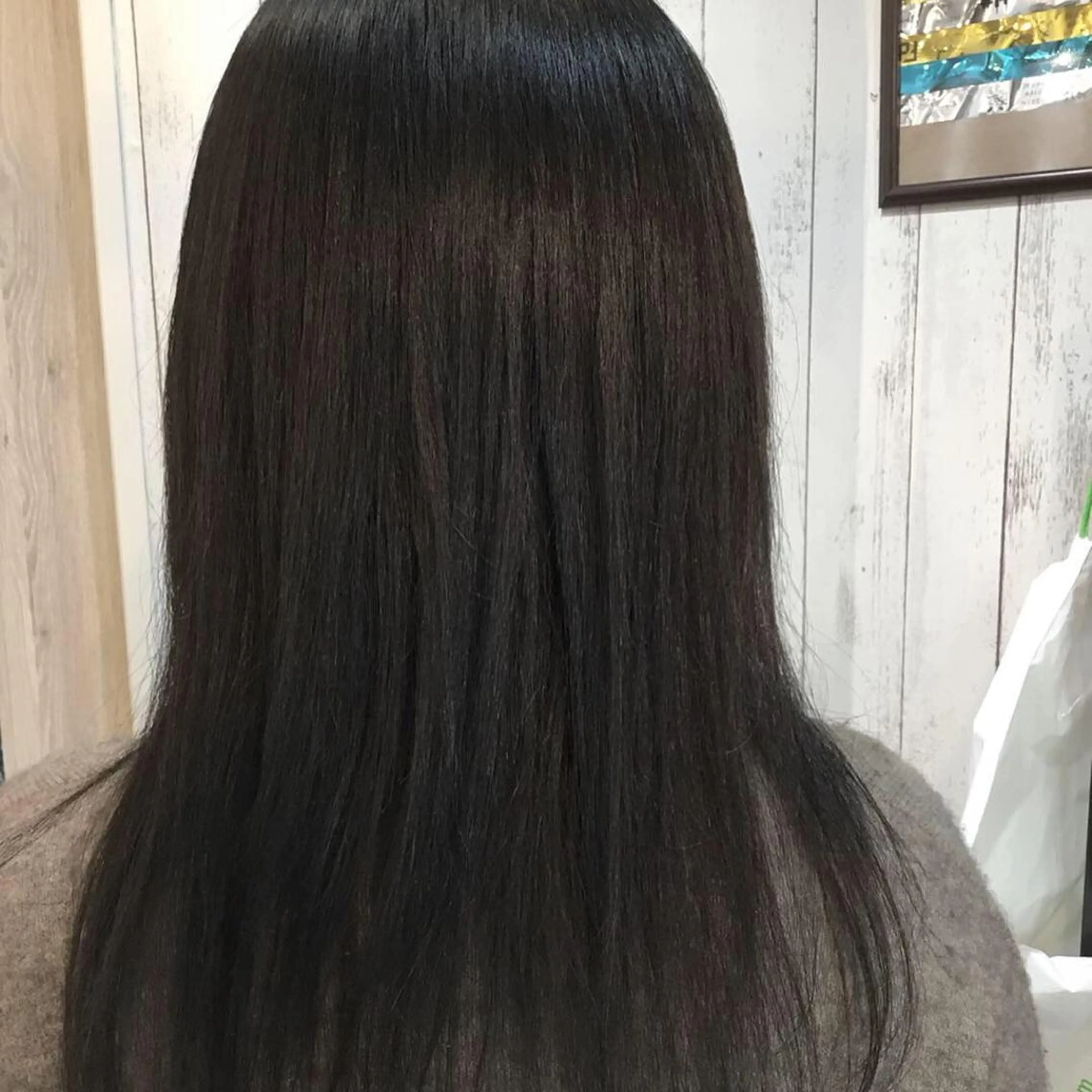 セミロング カラー パーマ 金崎 新吾のヘアスタイル