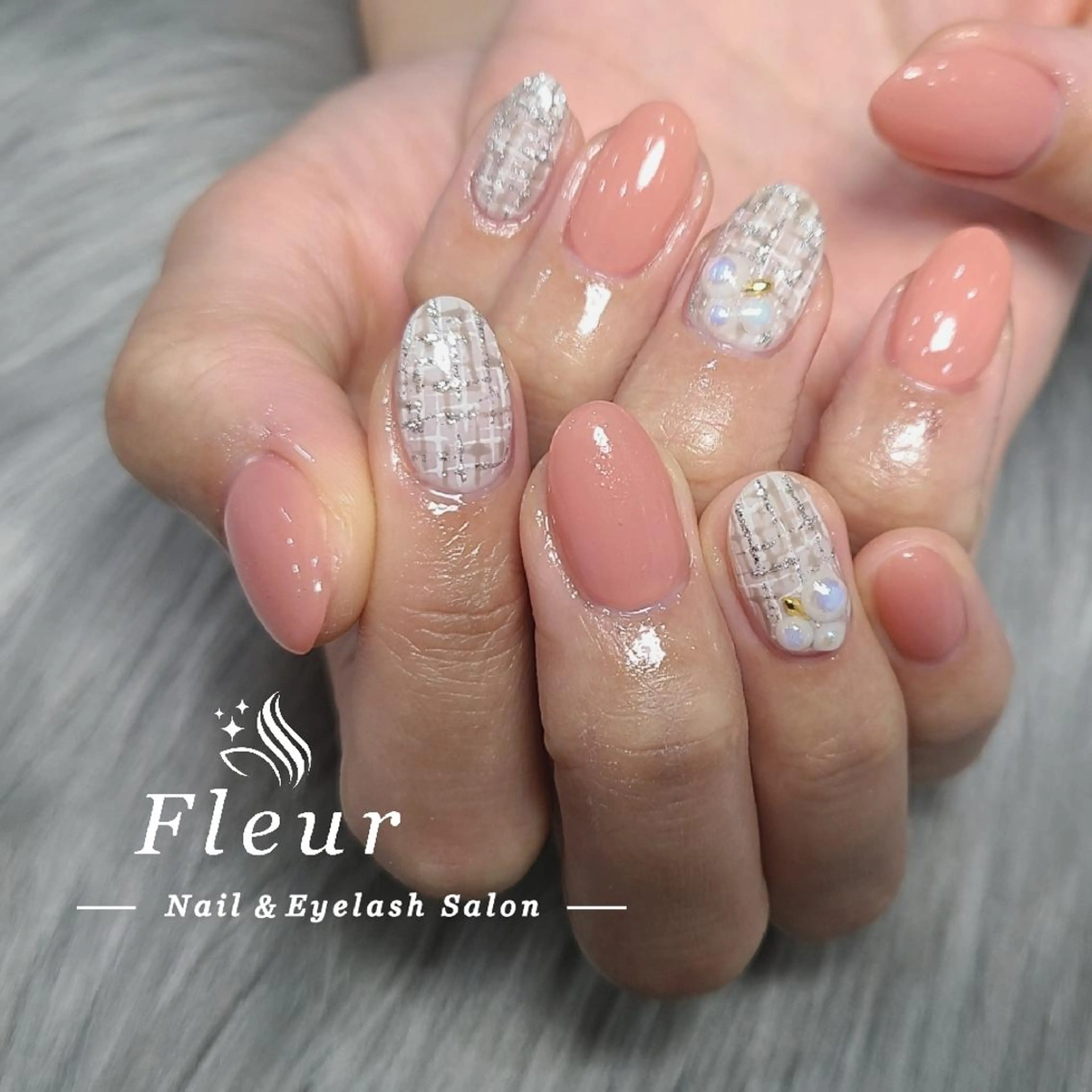 ネイル ハンドネイル nail&eye ♡Fleur♡のネイルデザイン