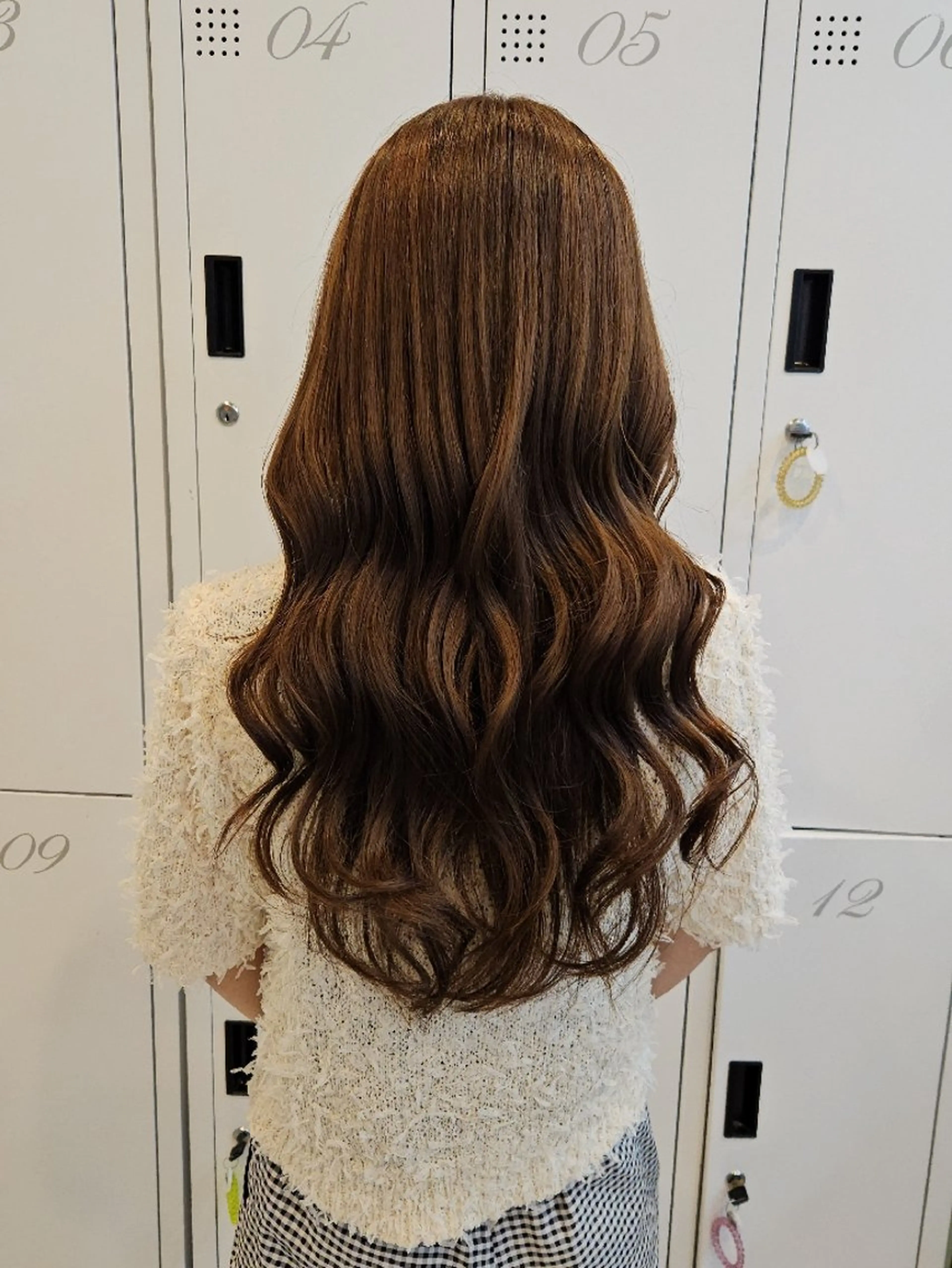 ロング カラー ベージュカラー ブラウンカラー 韓国風ヘア レイヤーカット カット ヘアカラー トリートメント ミク🇰🇷 /Agu hairのヘアスタイル